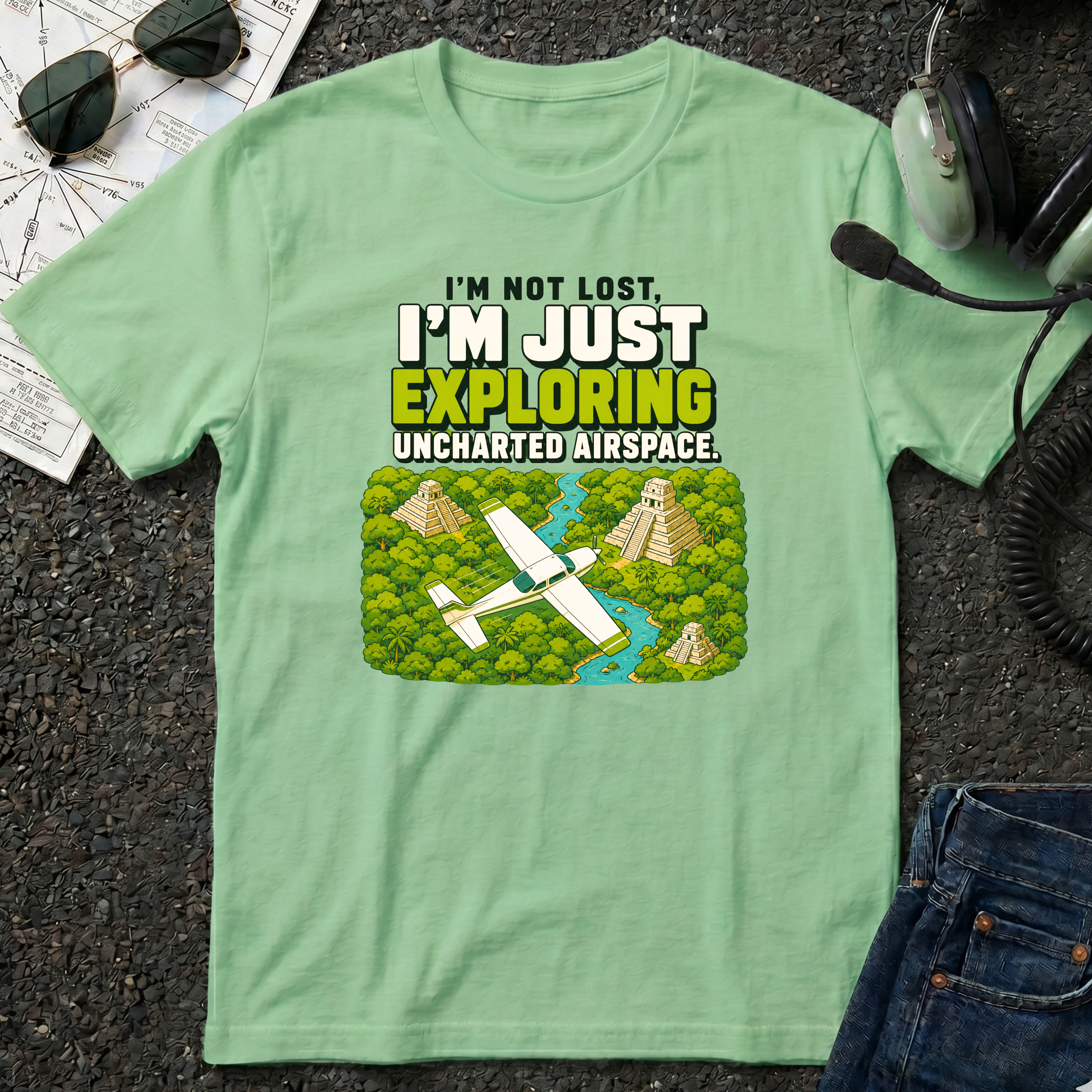 Uncharted Airspace Pyramids T-Shirt