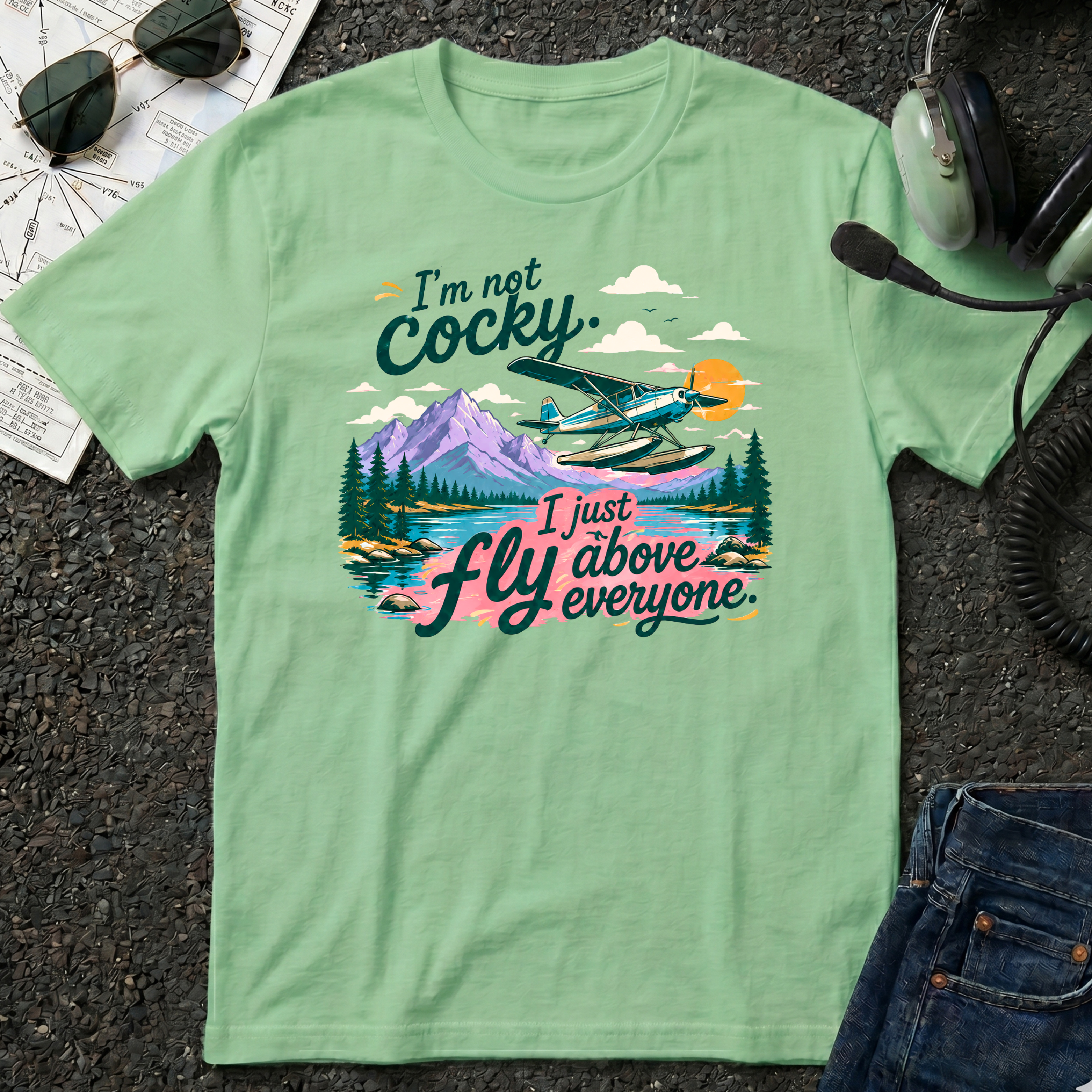 I fly Above Graphic T-Shirt
