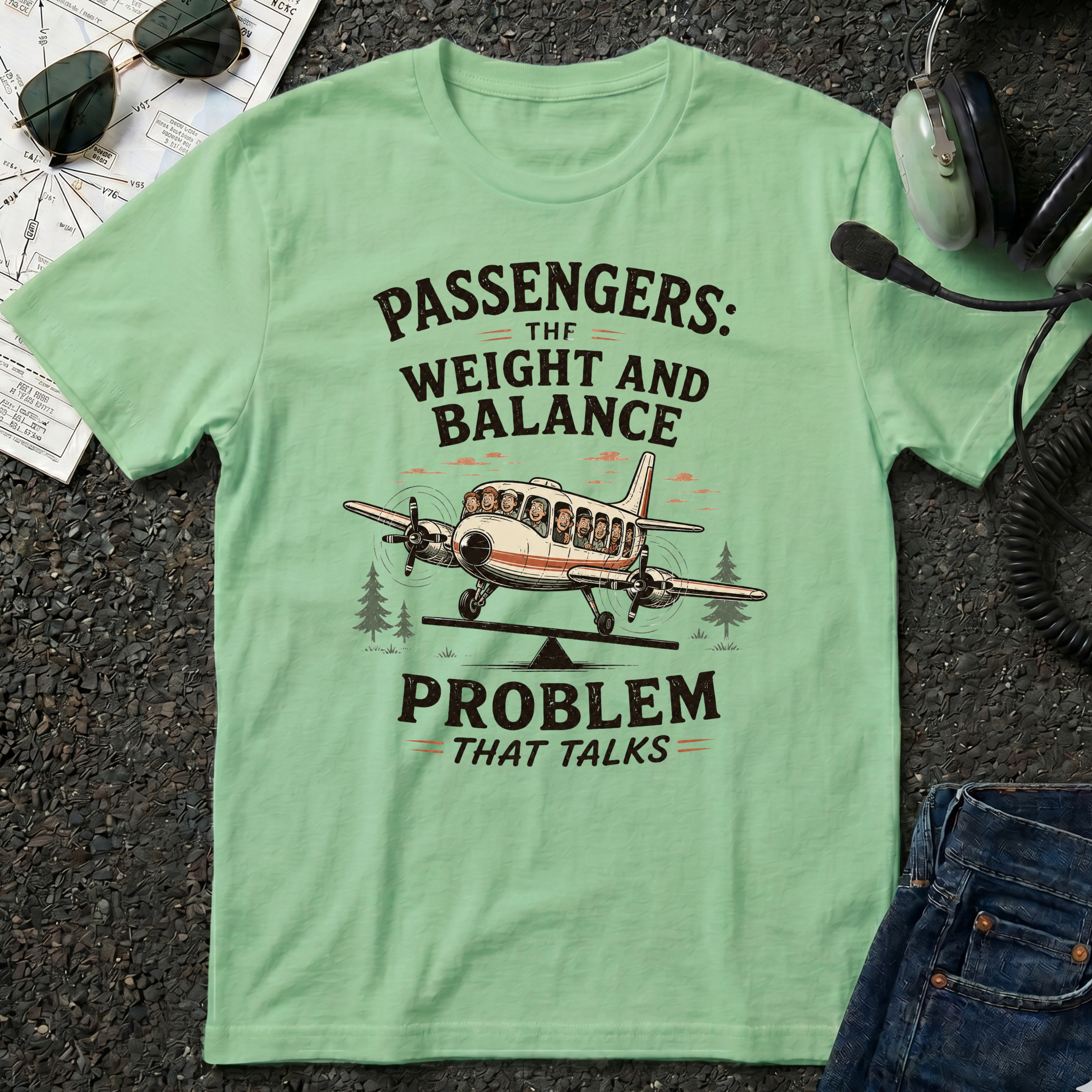 The Weight and Balance Problem T-shirt
