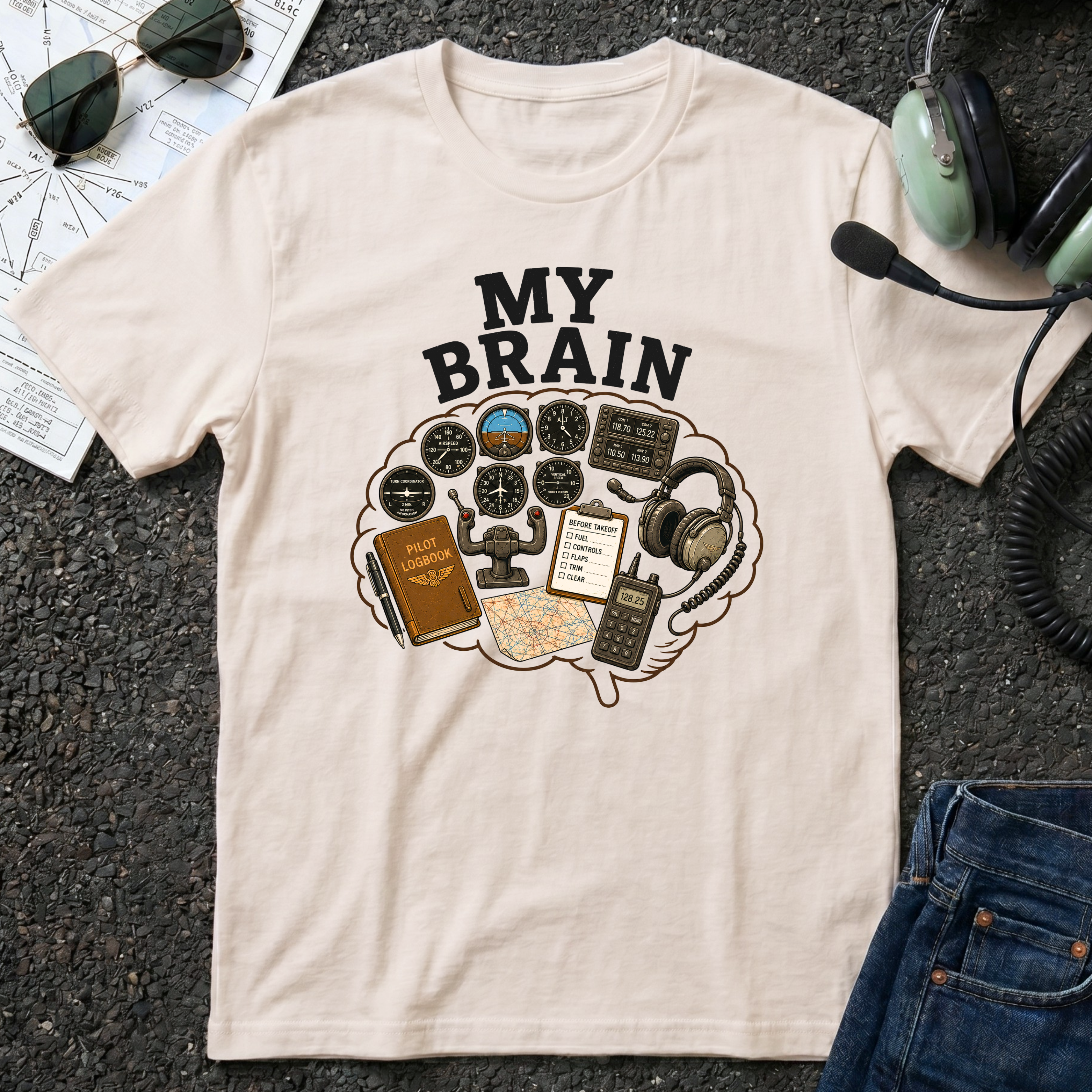 My Brain (Pilot) T-Shirt