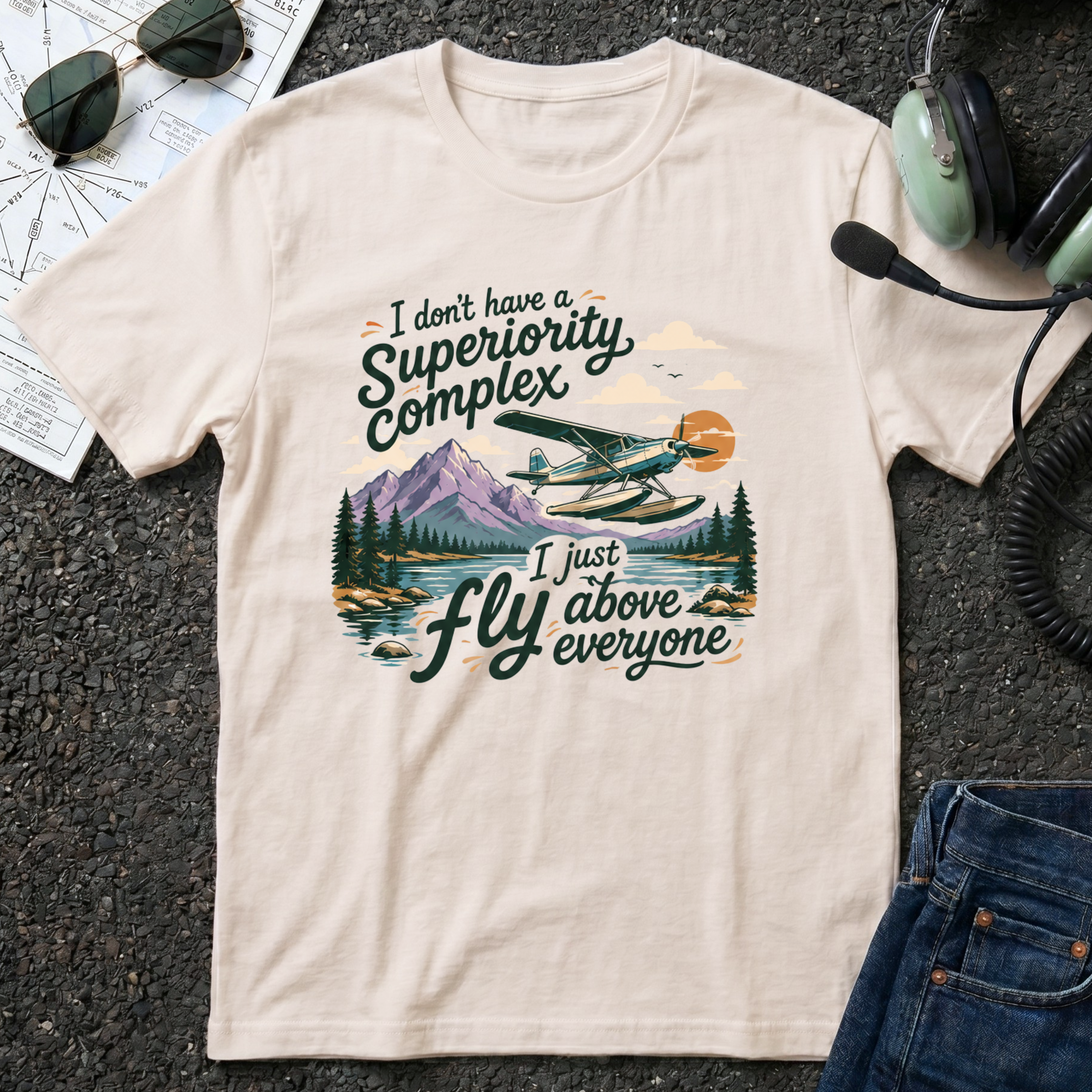 Fly Above Seaplane T-Shirt