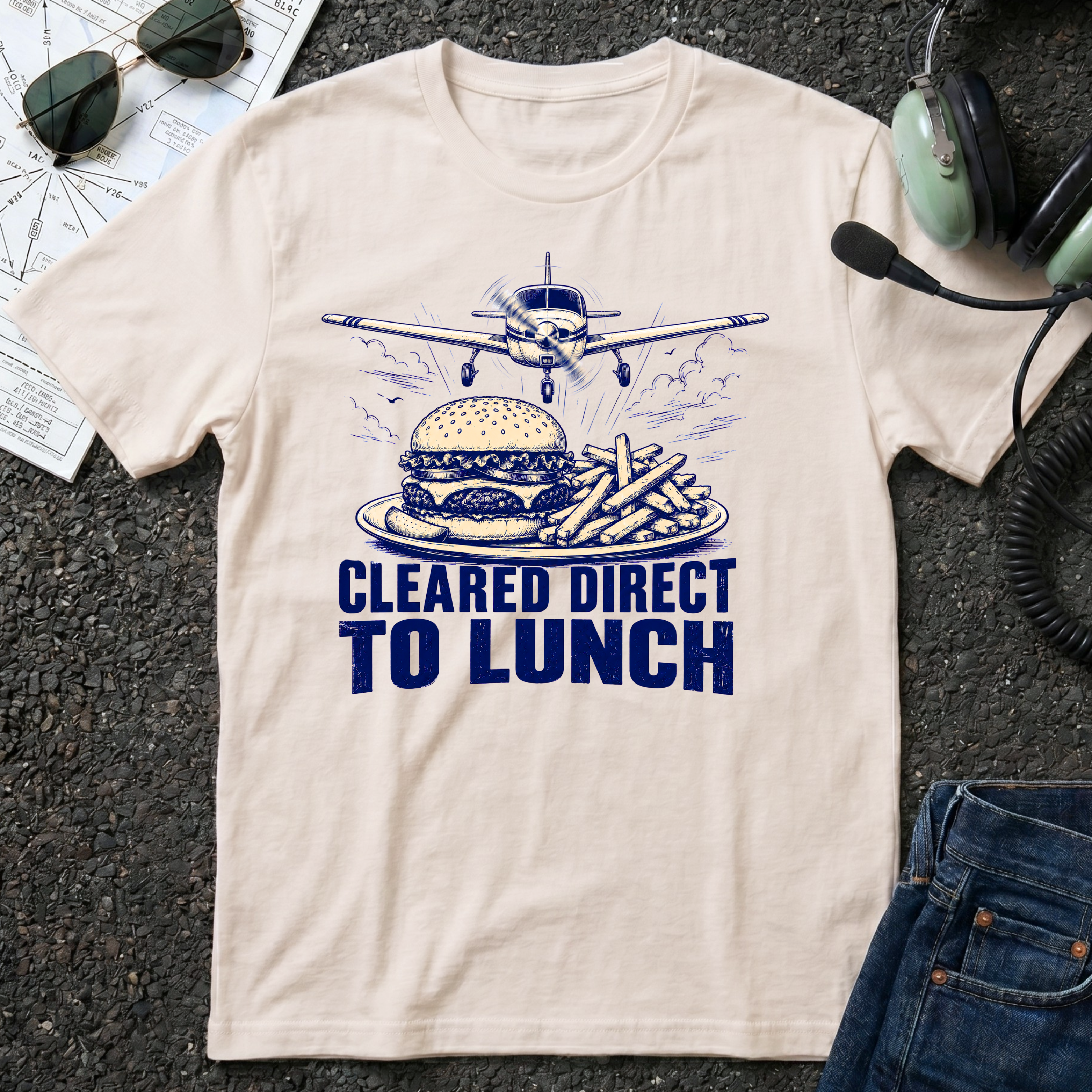 Cleared Direct to Lunch Low-Wing T-Shirt