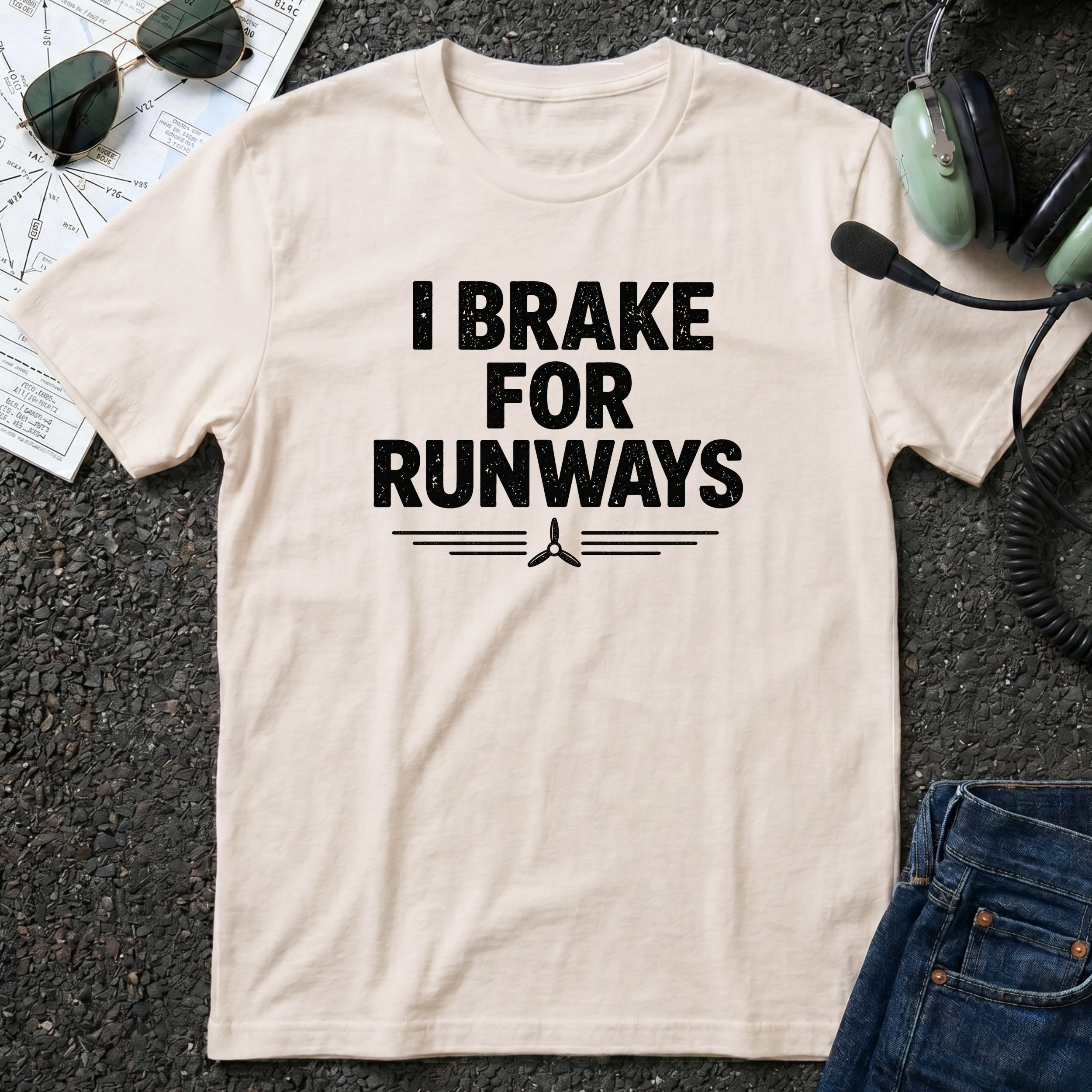 I Brake for Runways T-Shirt