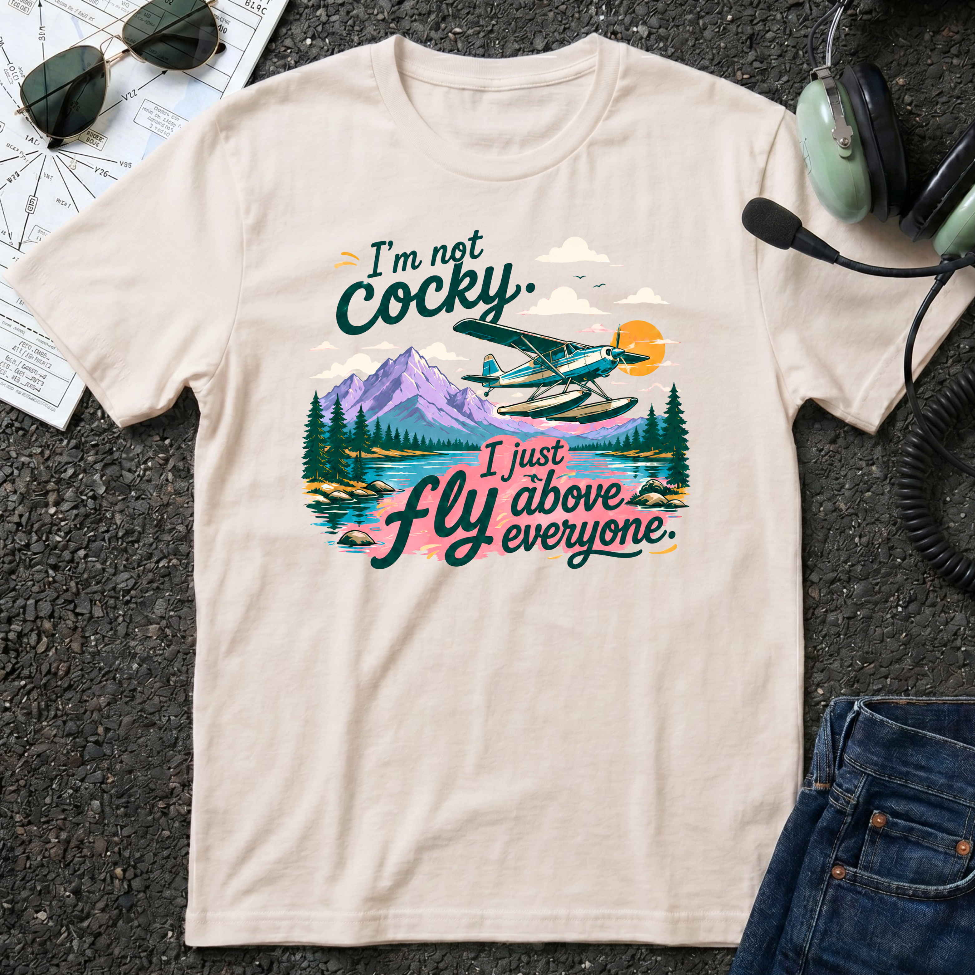 I fly Above Graphic T-Shirt