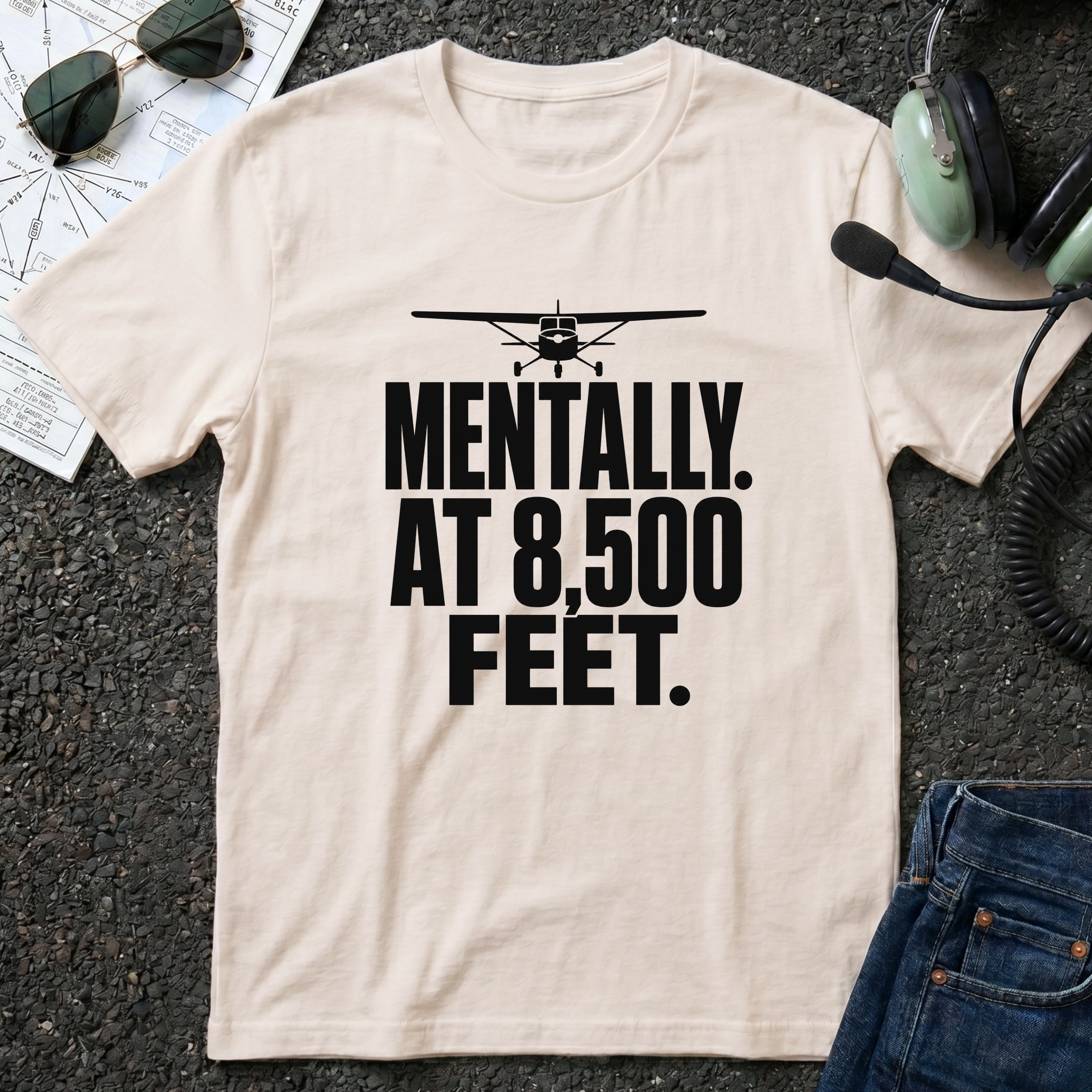 Mentally at 8500 ft T-Shirt