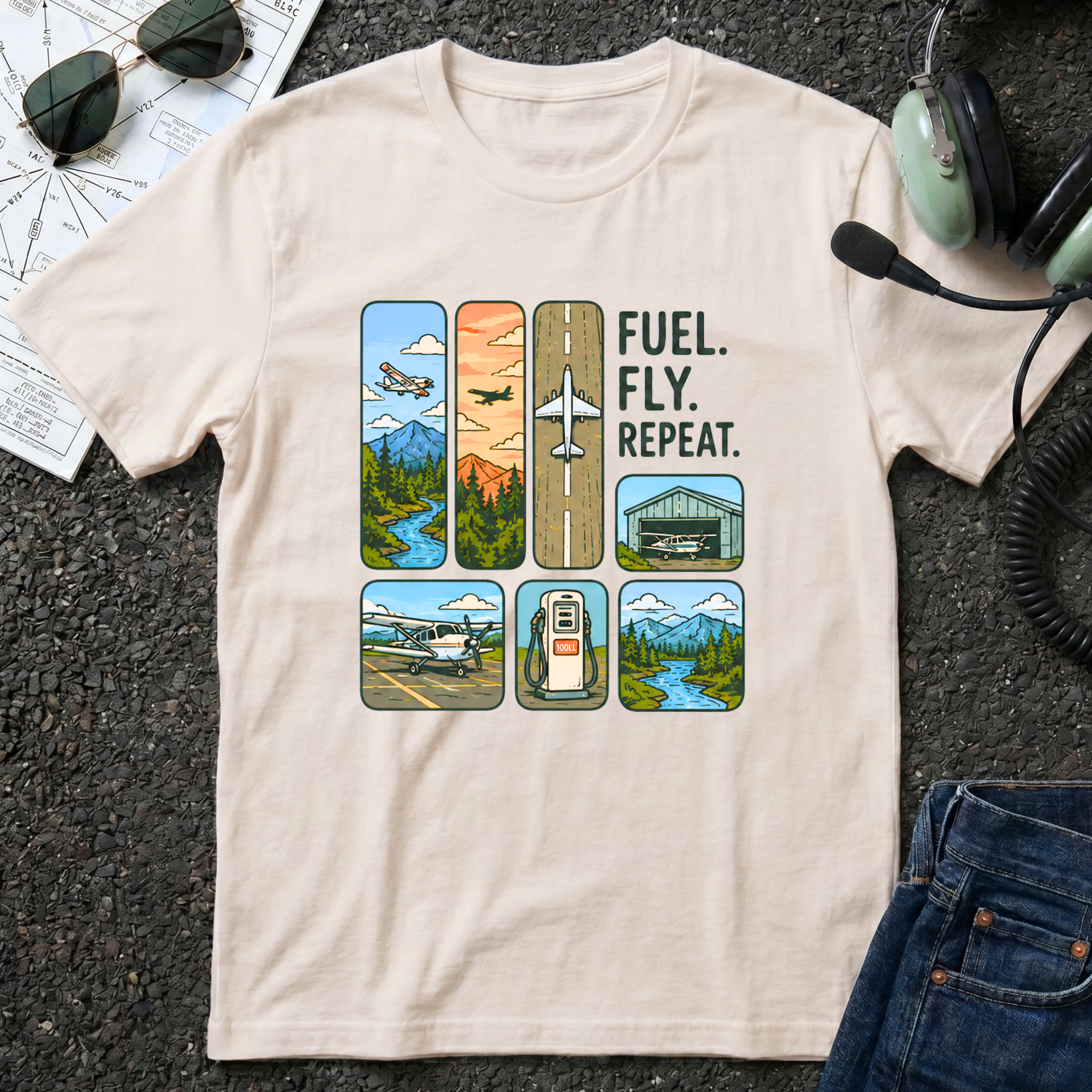 Fuel Fly Repeat Graphik T-Shirt
