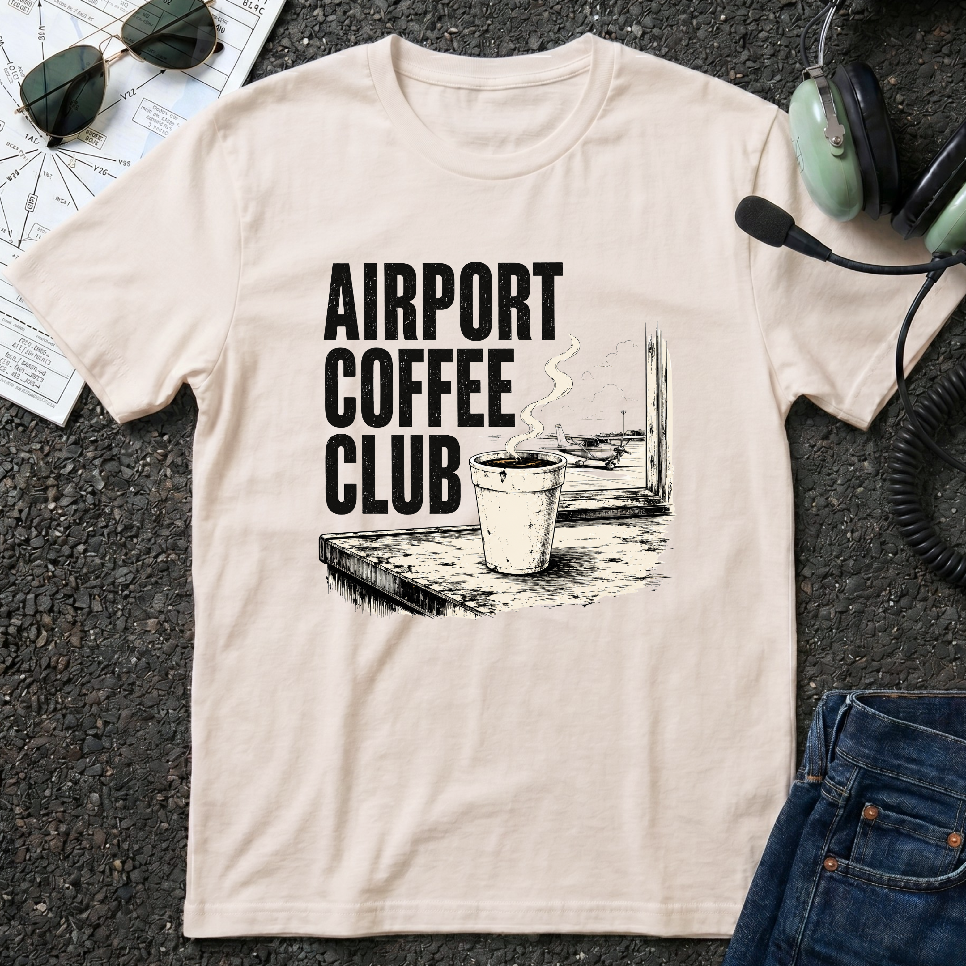 Airport Coffee Club T-Shirt