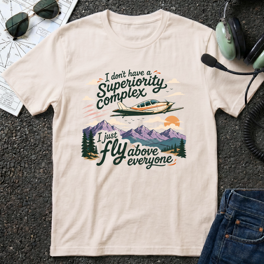 Fly above Single Engine T-Shirt