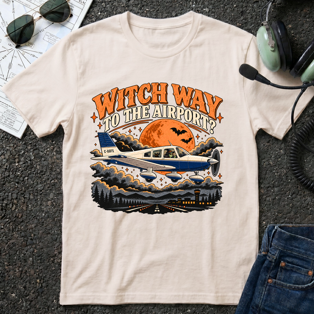 Witch Way to the Airport? T-Shirt