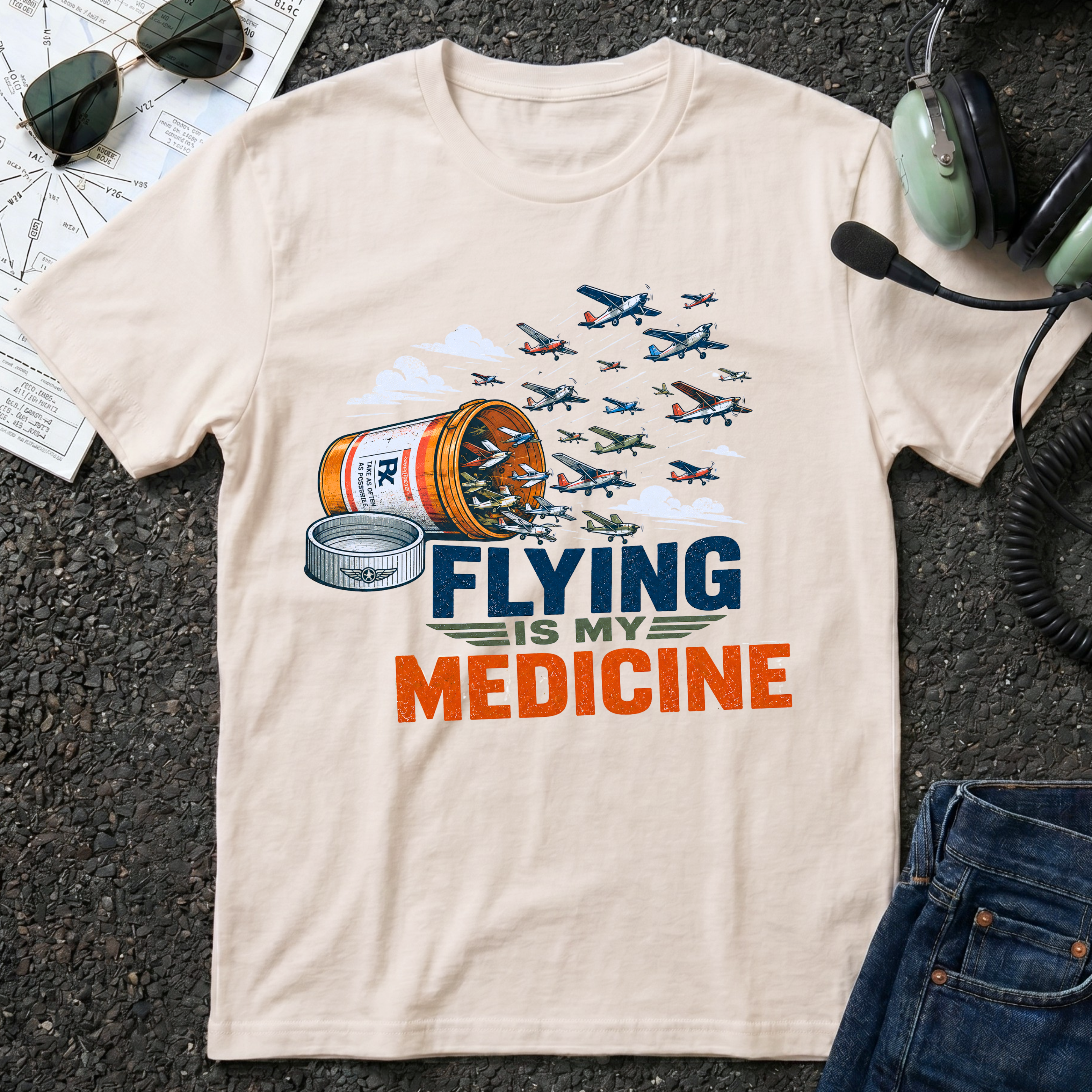 Flying is My Medicine T-Shirt