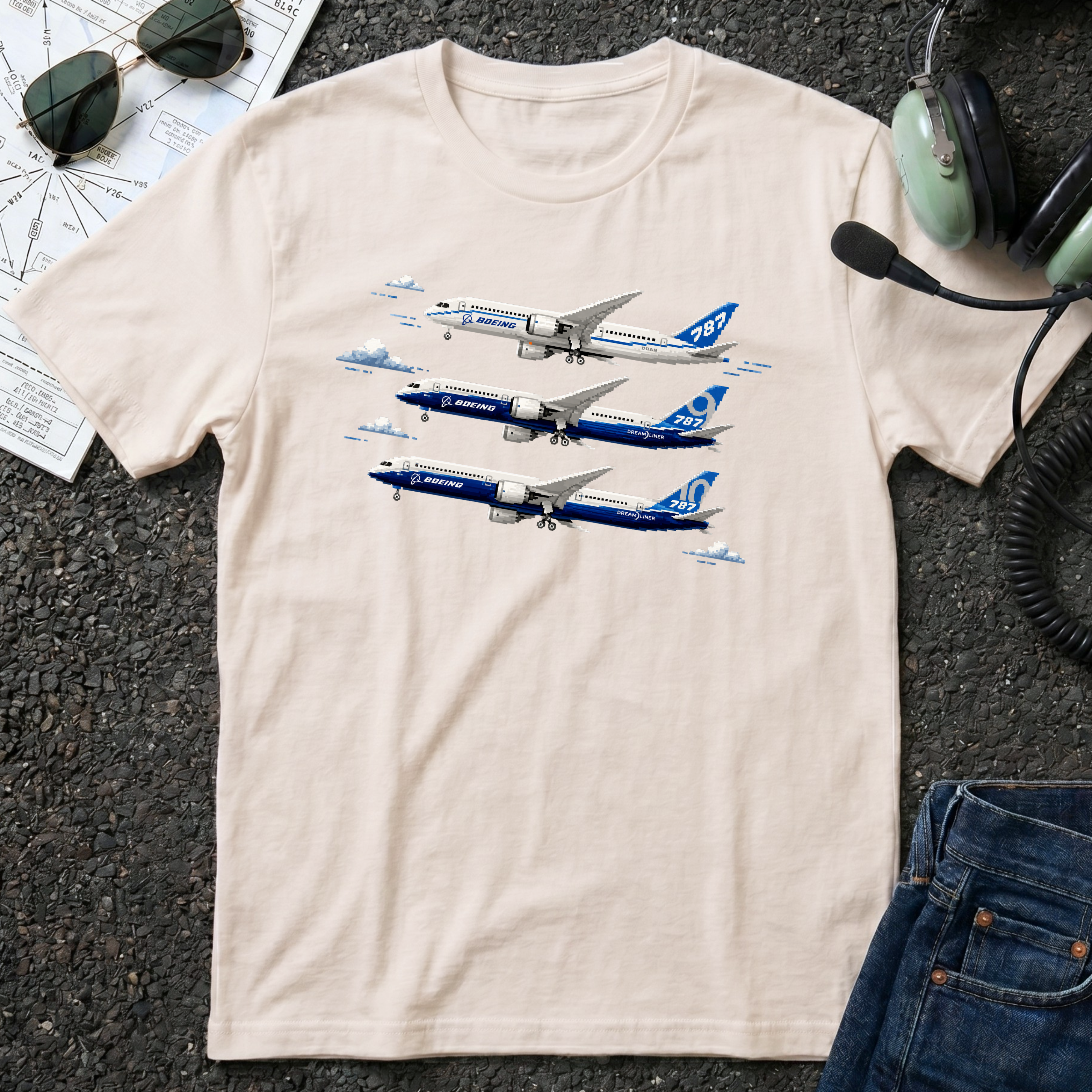 787 Airplane T-Shirt