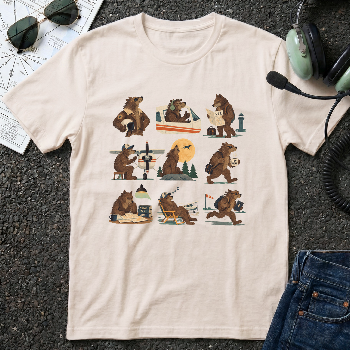 Werewolf Pilot T-Shirt