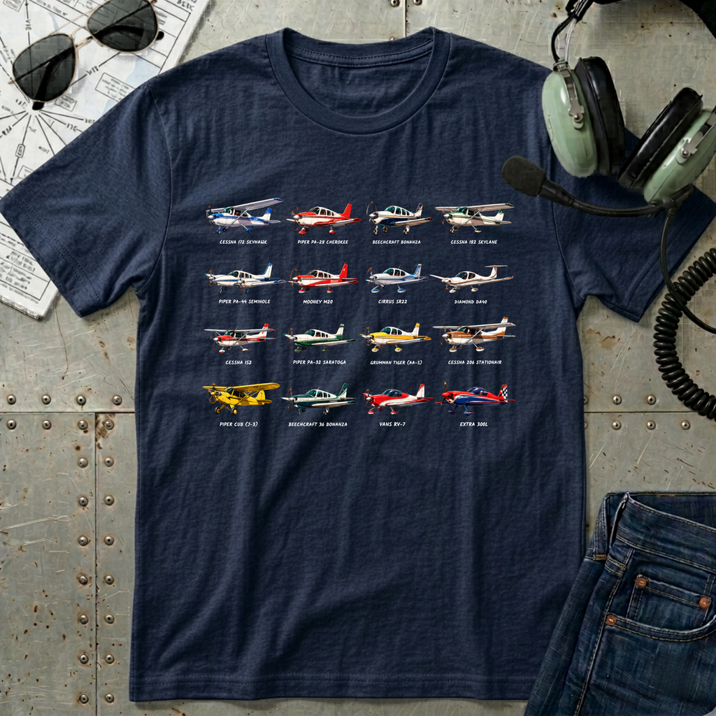 Airplanes All Around T-shirt