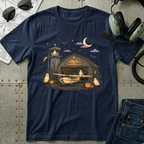 Spooky Night Airfield Halloween T-Shirt