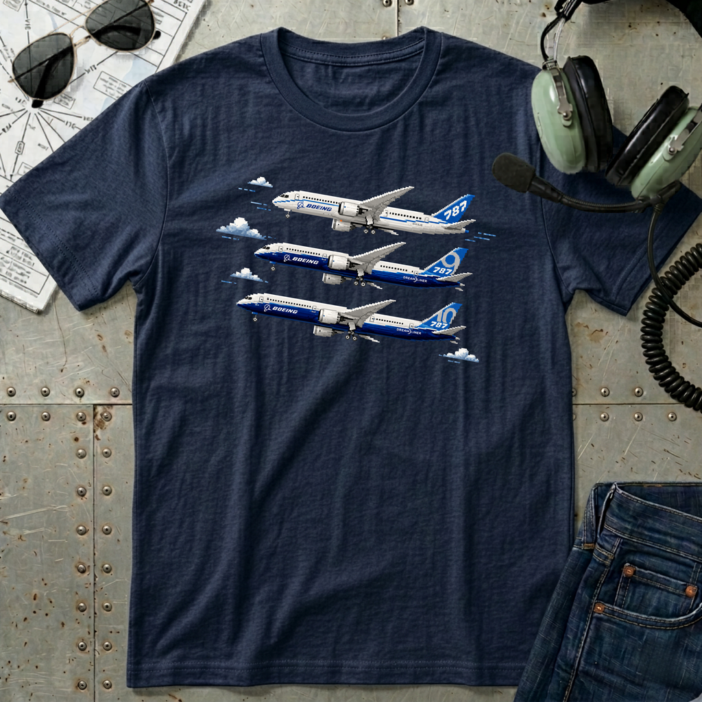 787 Airplane T-Shirt