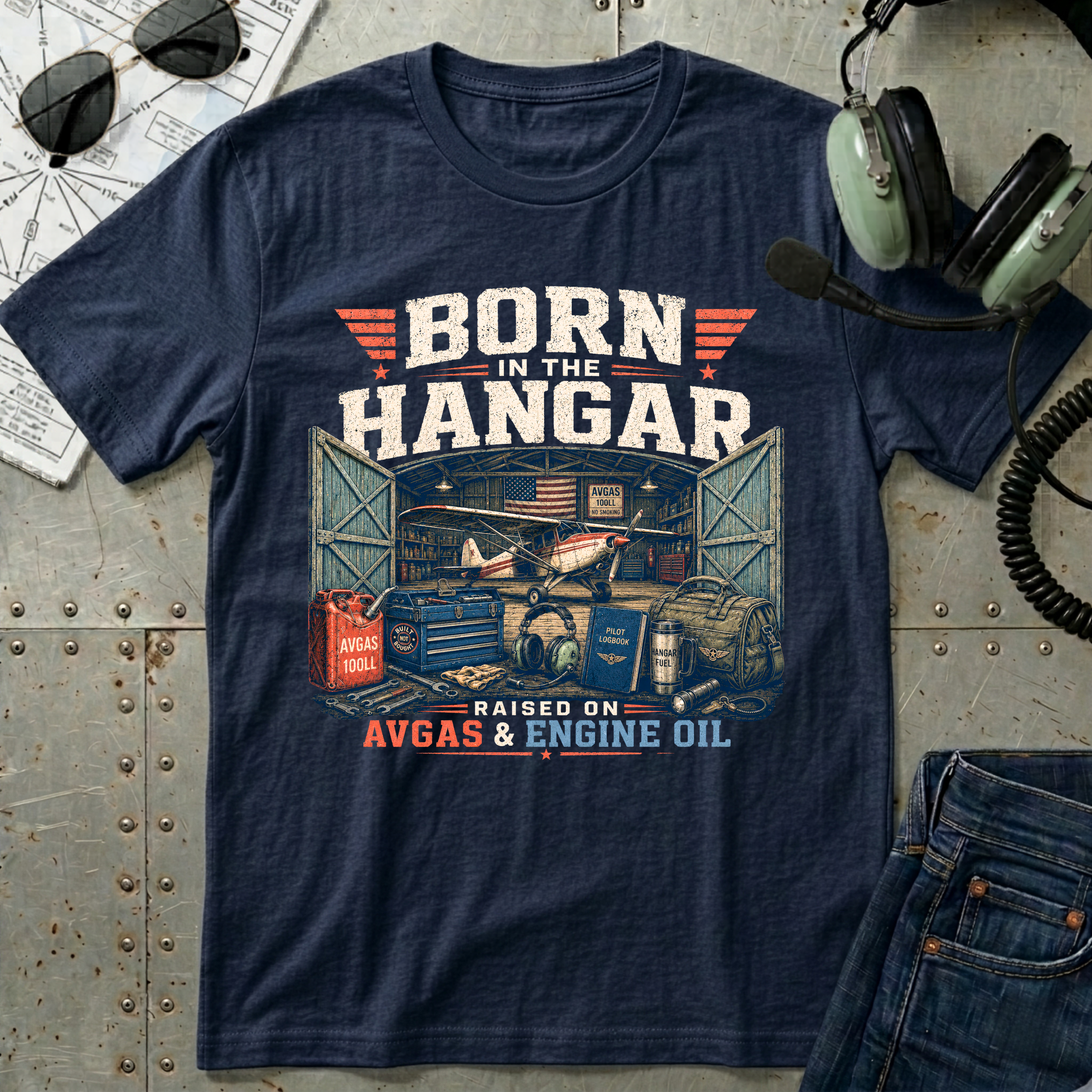 Born in the Hangar (Avgas and Engine oil)