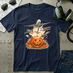 Spooky Pumpkin Aviation T-shirt