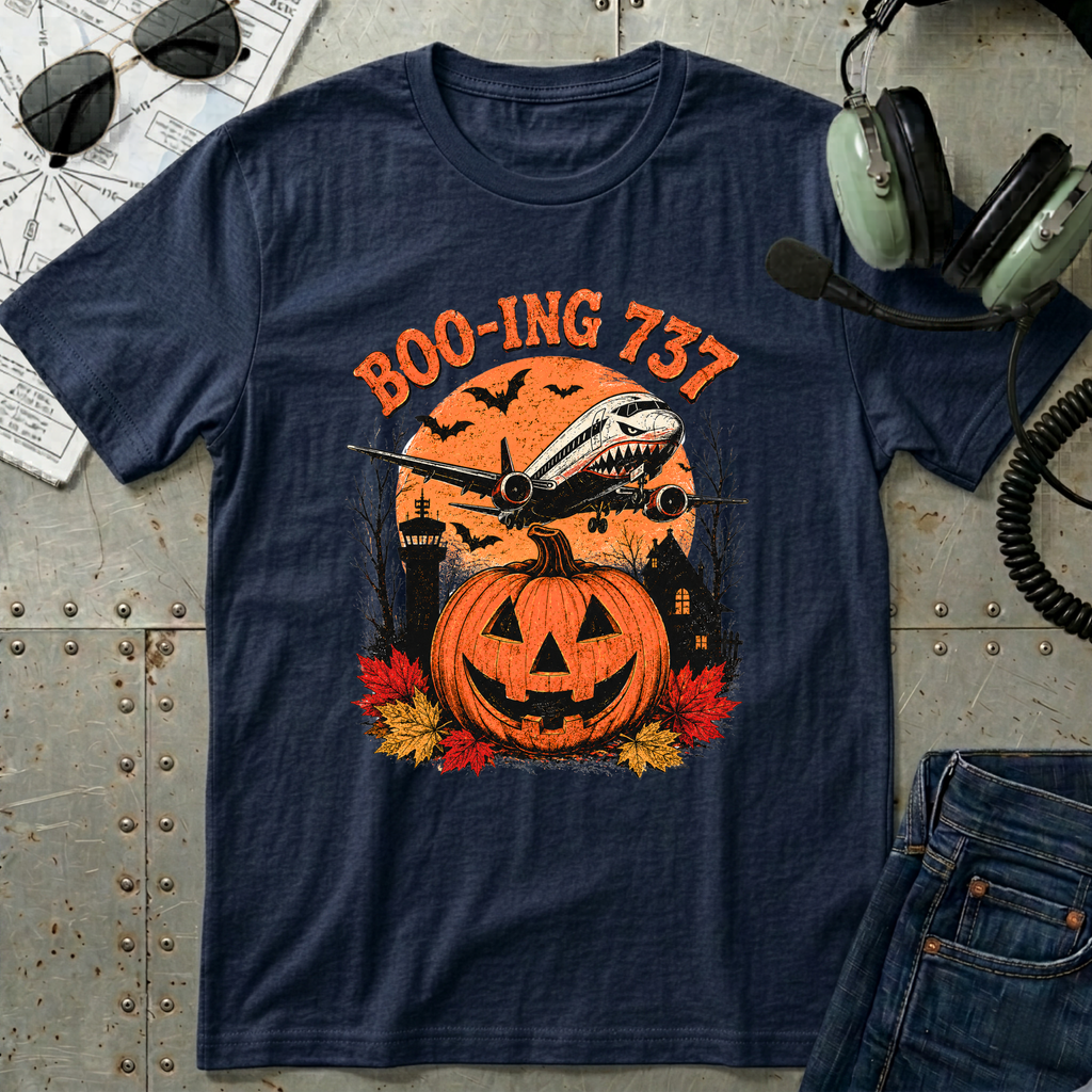 Boo-ing 737 Halloween T-Shirt