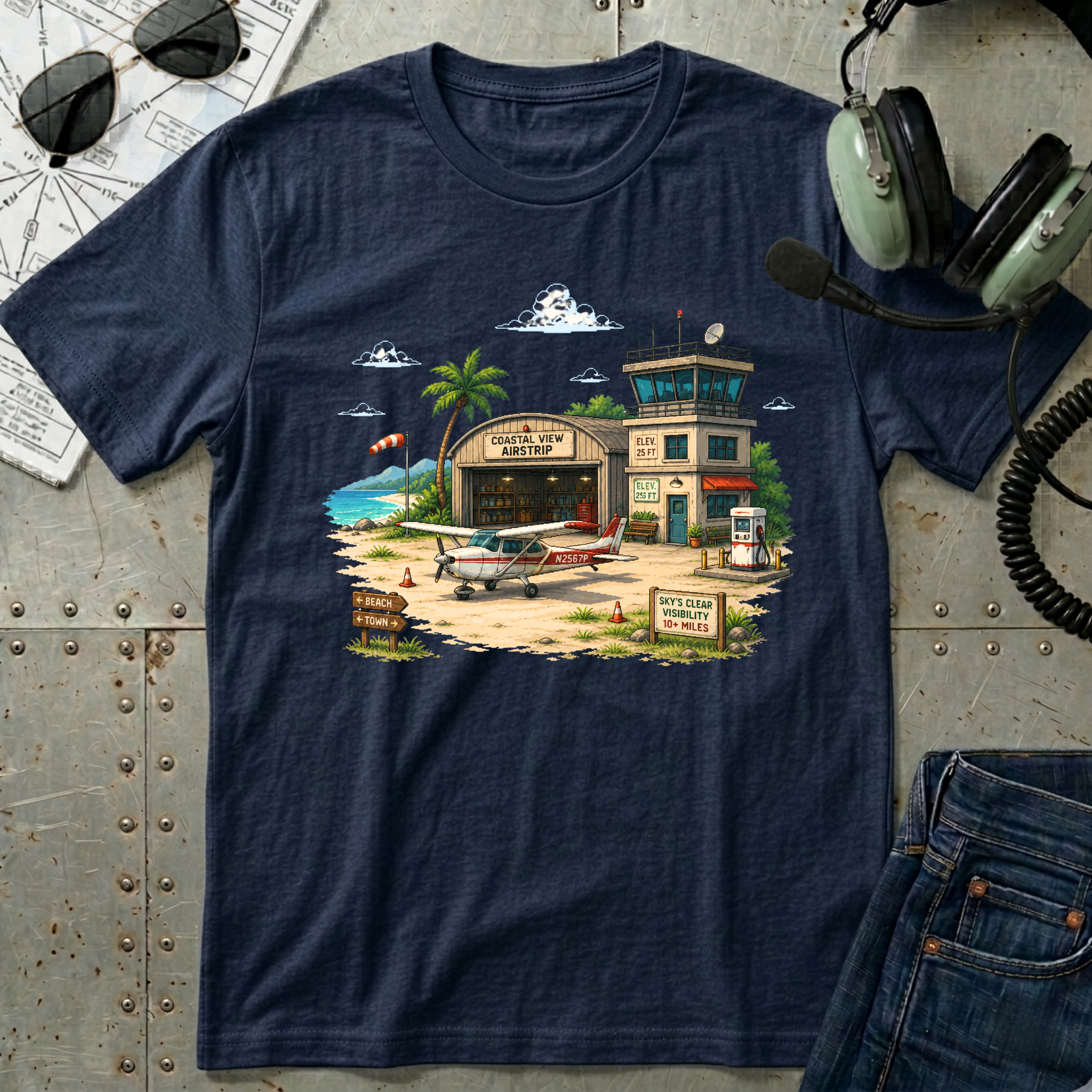 Beach Airport T-Shirt