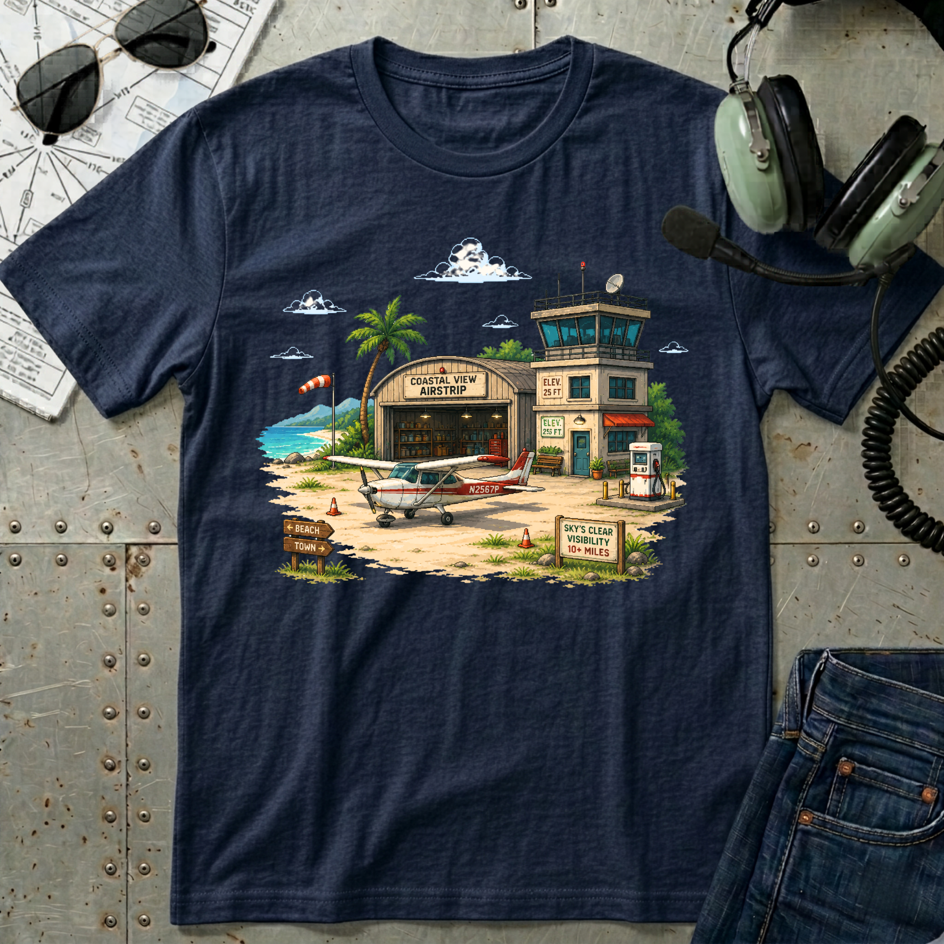 Beach Airport T-Shirt