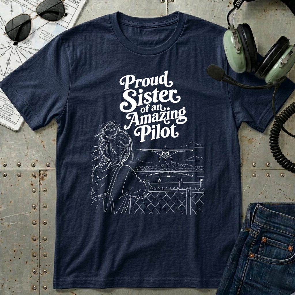 Proud Sister of an Amazing Pilot T-Shirt