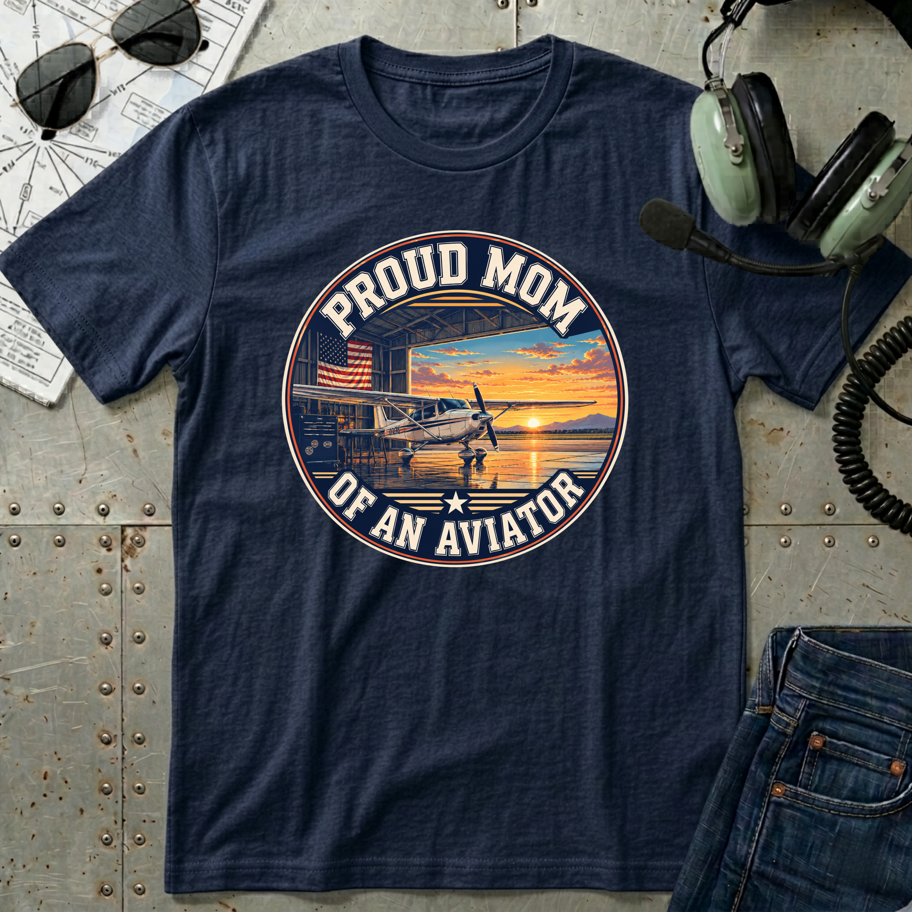 Proud Mom of an Aviator T-Shirt