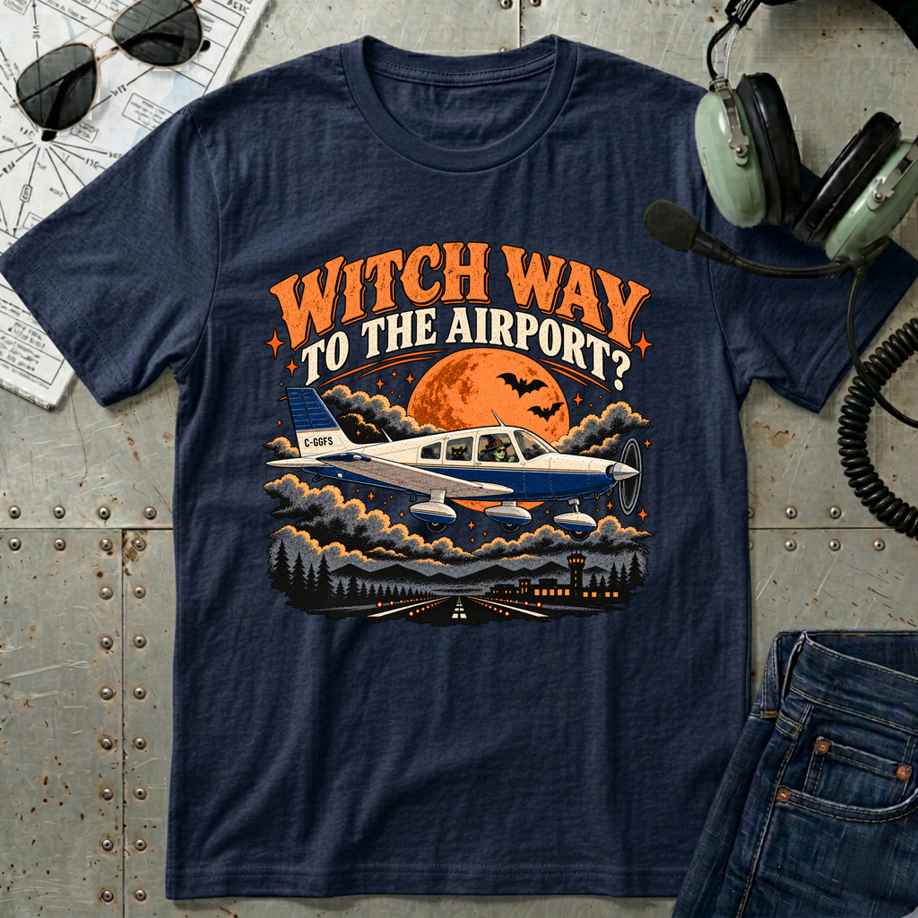 Witch Way to the Airport? T-Shirt