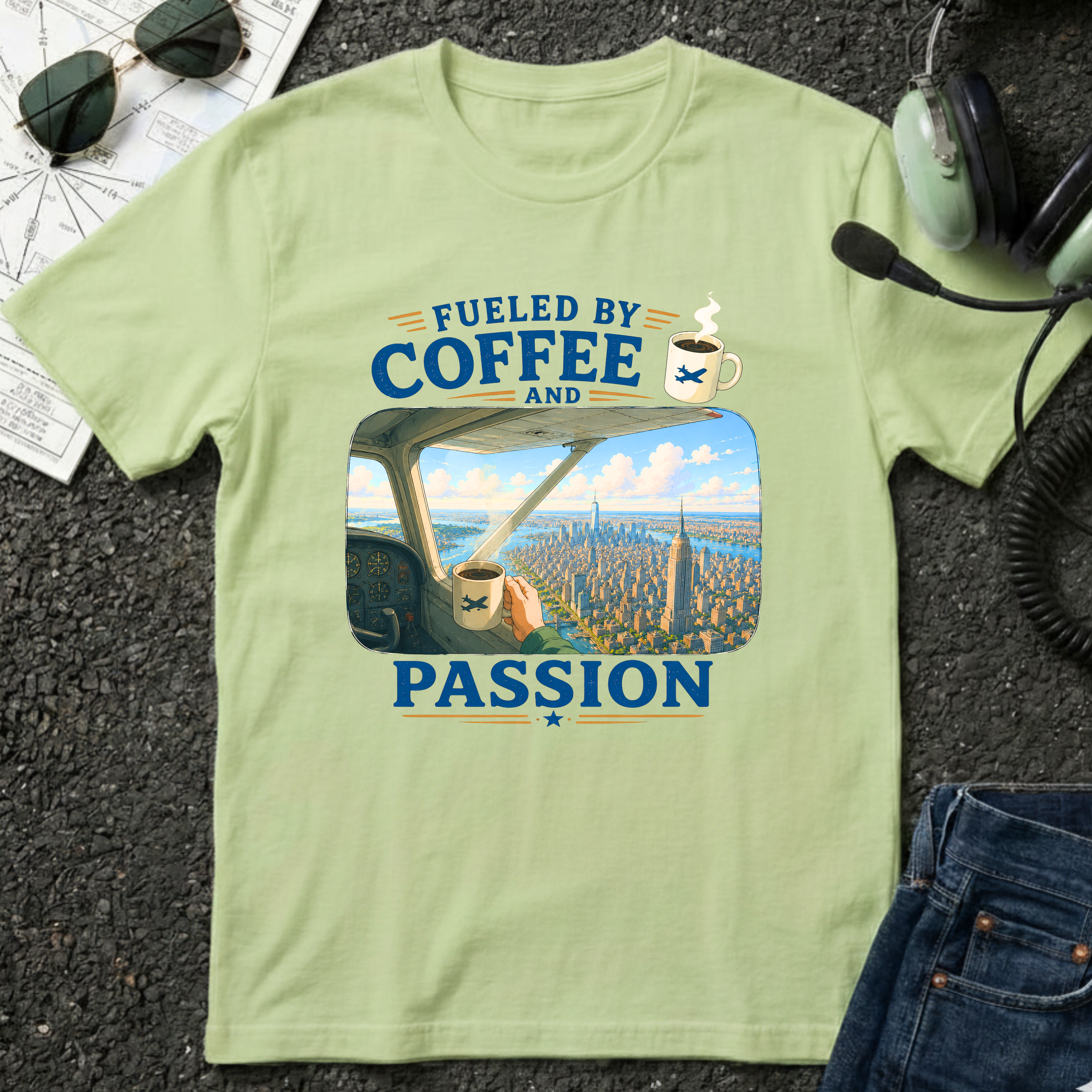 Fueled By Coffee and Passion II T-Shirt