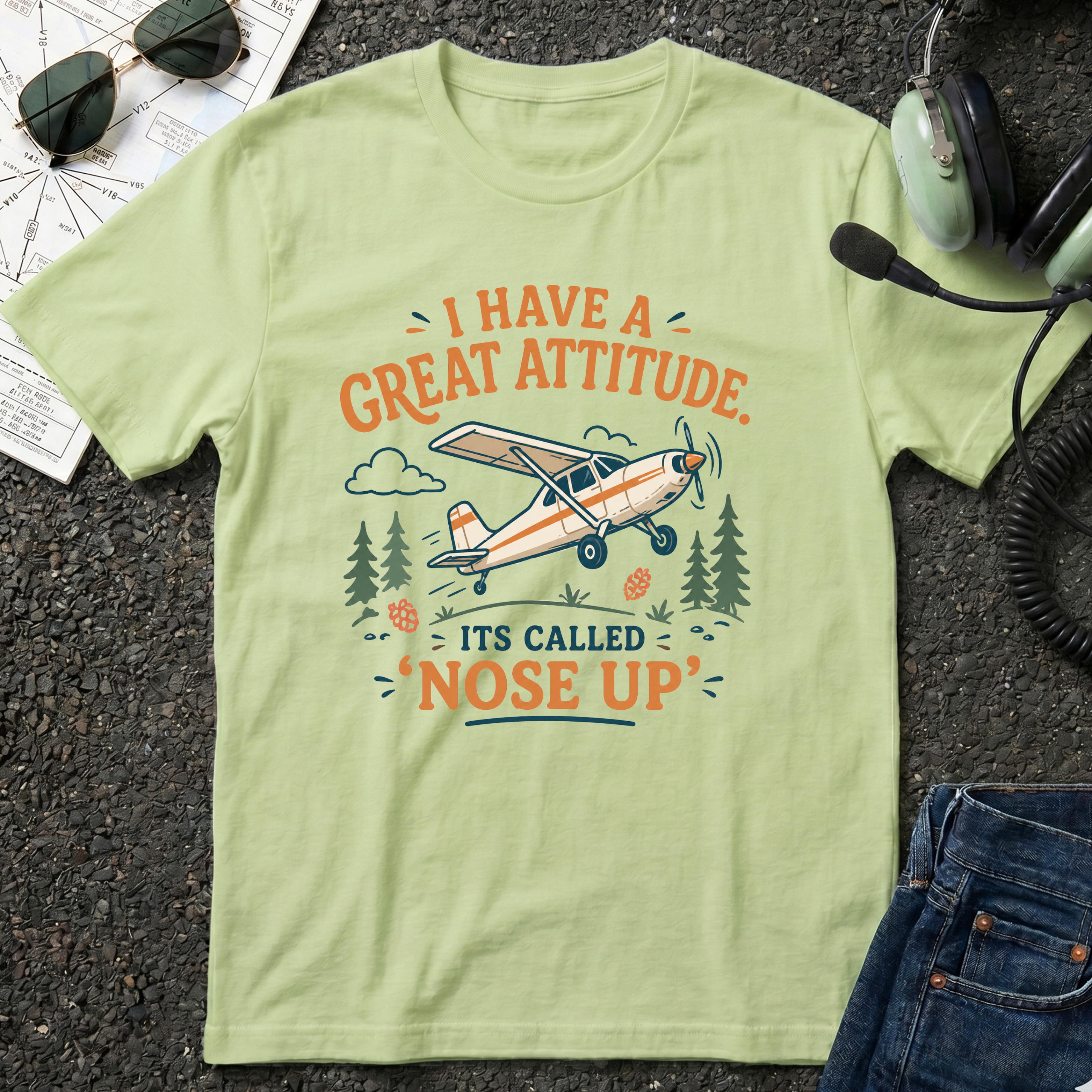 Great Attitude Taildragger T-Shirt