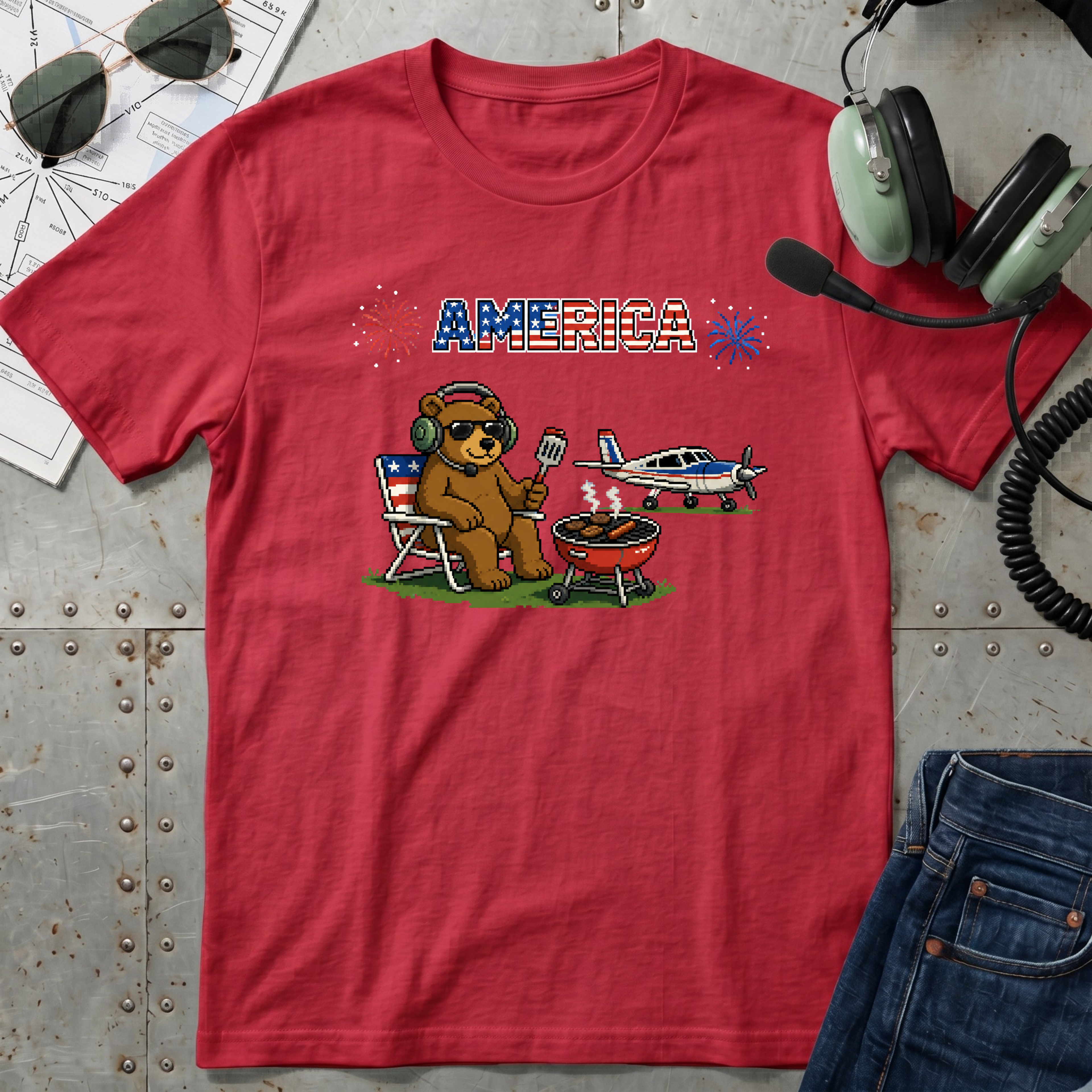 Patriotic Pilot T-Shirt