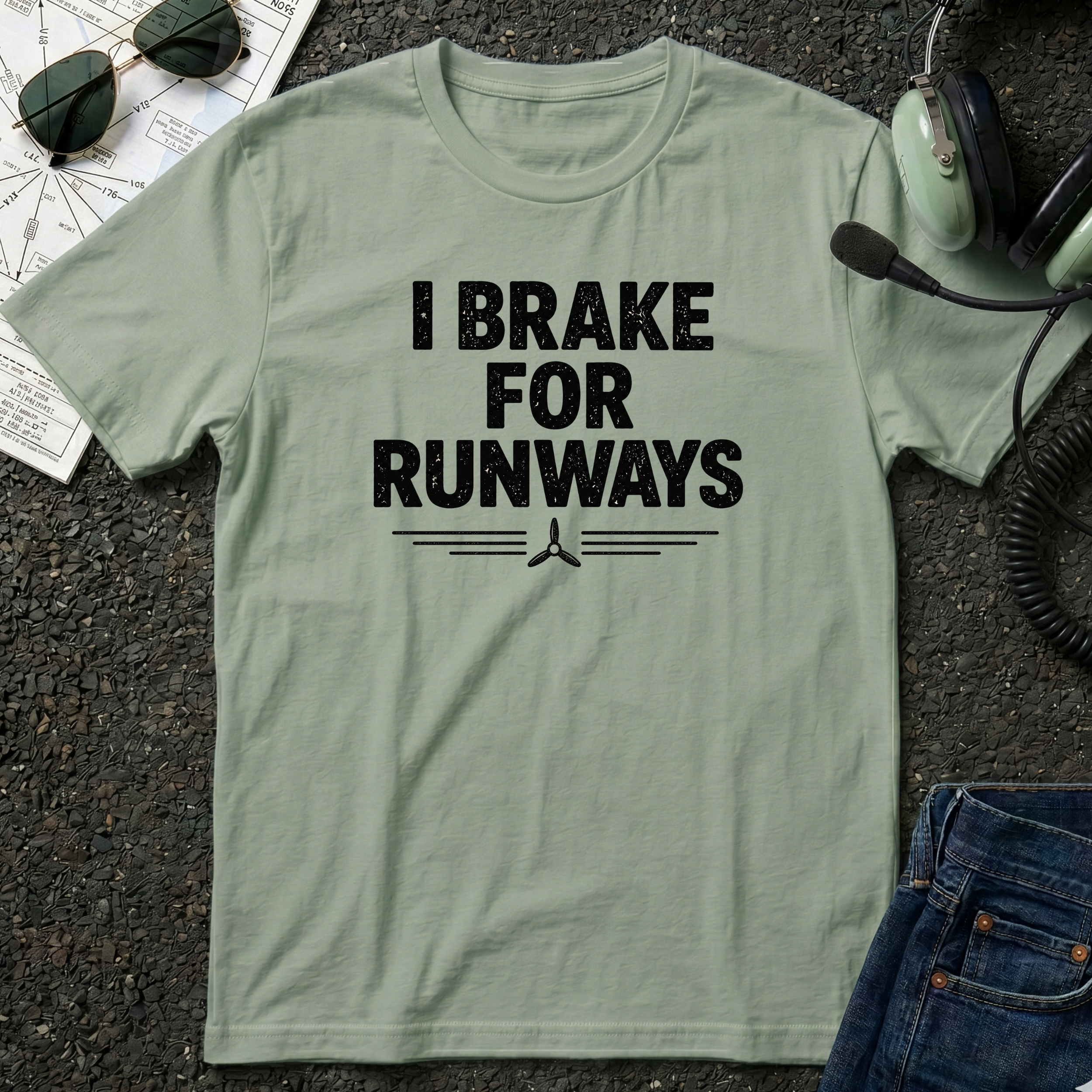 I Brake for Runways T-Shirt