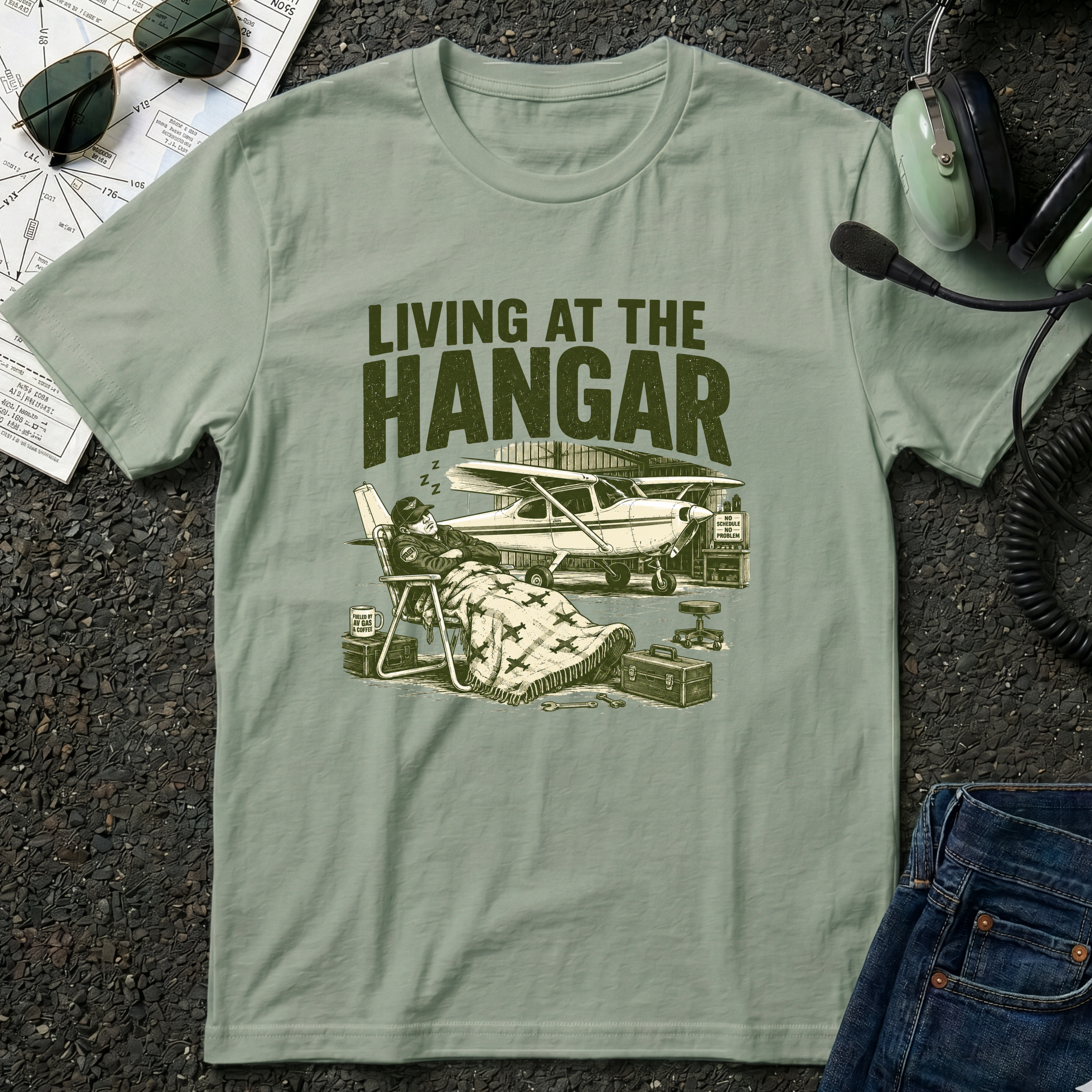 Living at the Hangar T-Shirt
