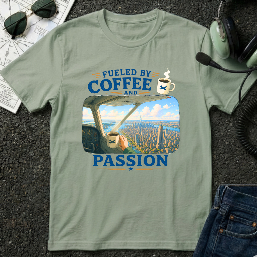 Fueled By Coffee and Passion II T-Shirt