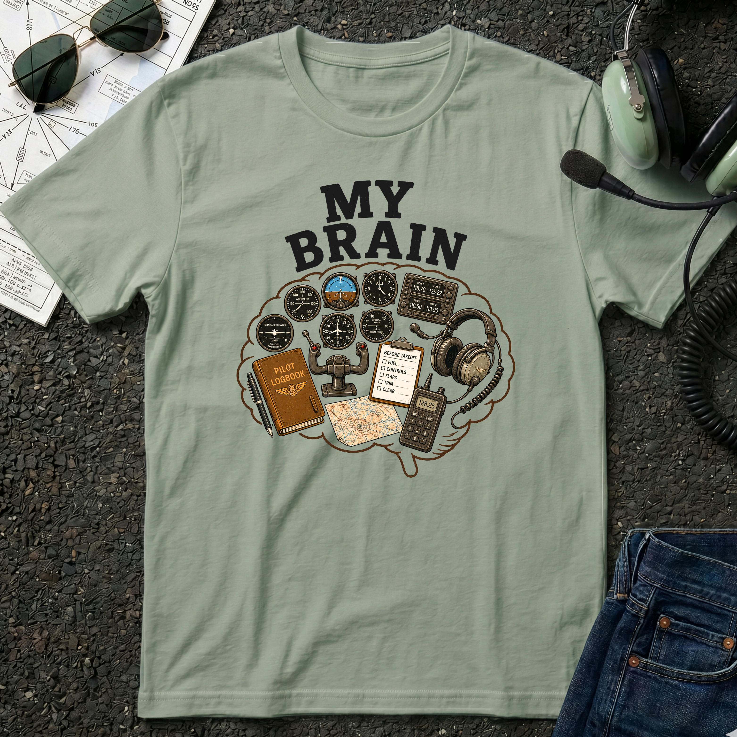 My Brain (Pilot) T-Shirt