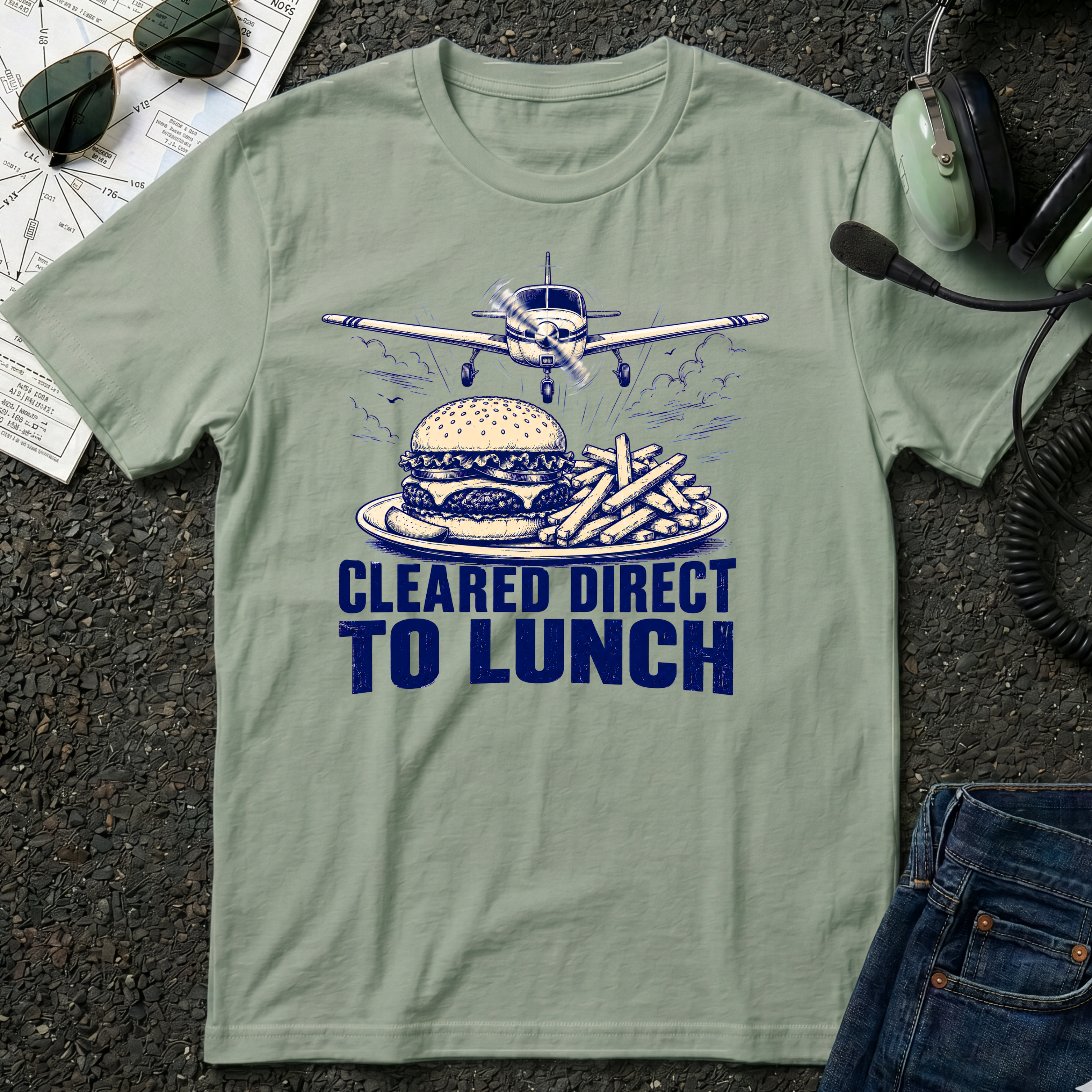Cleared Direct to Lunch Low-Wing T-Shirt