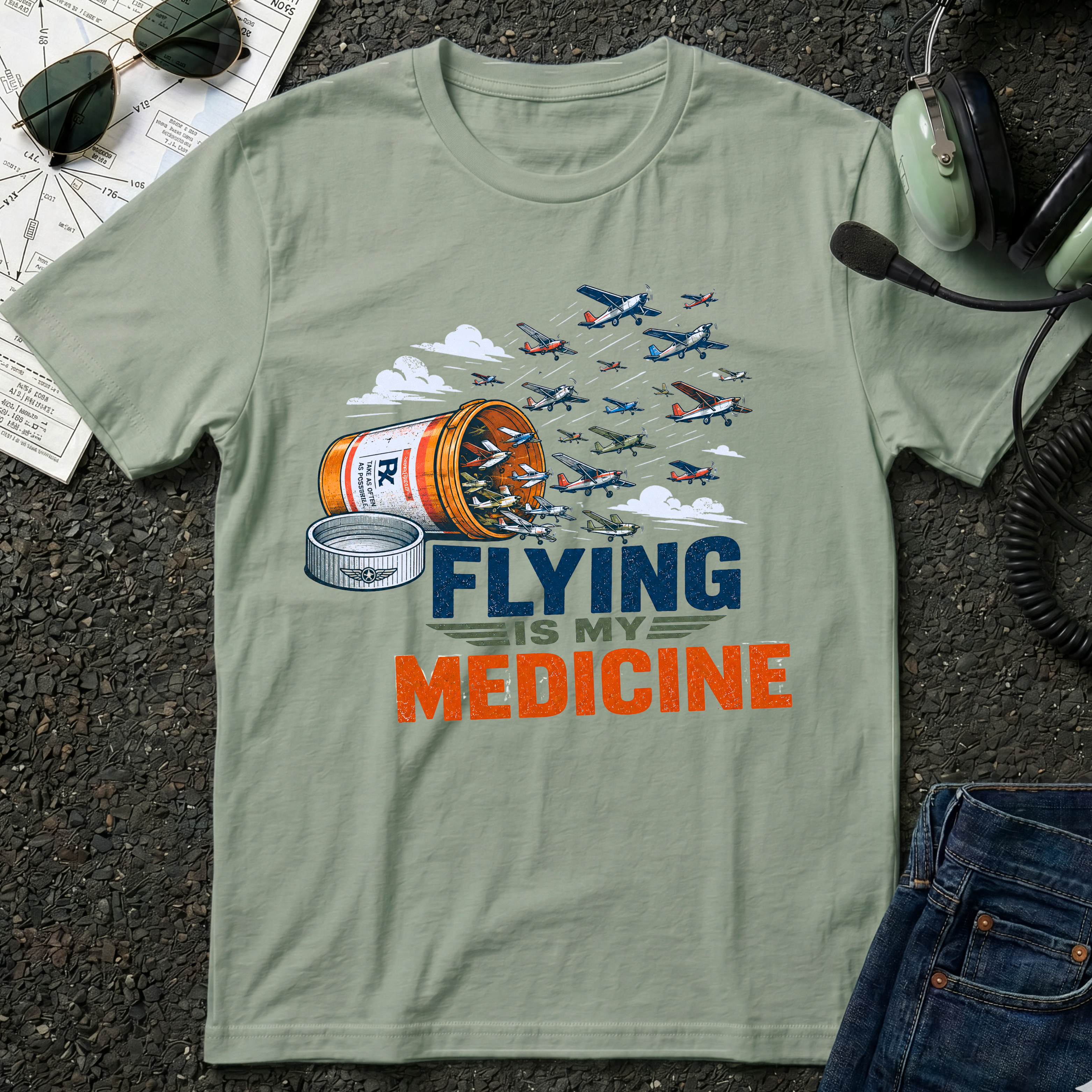 Flying is My Medicine T-Shirt