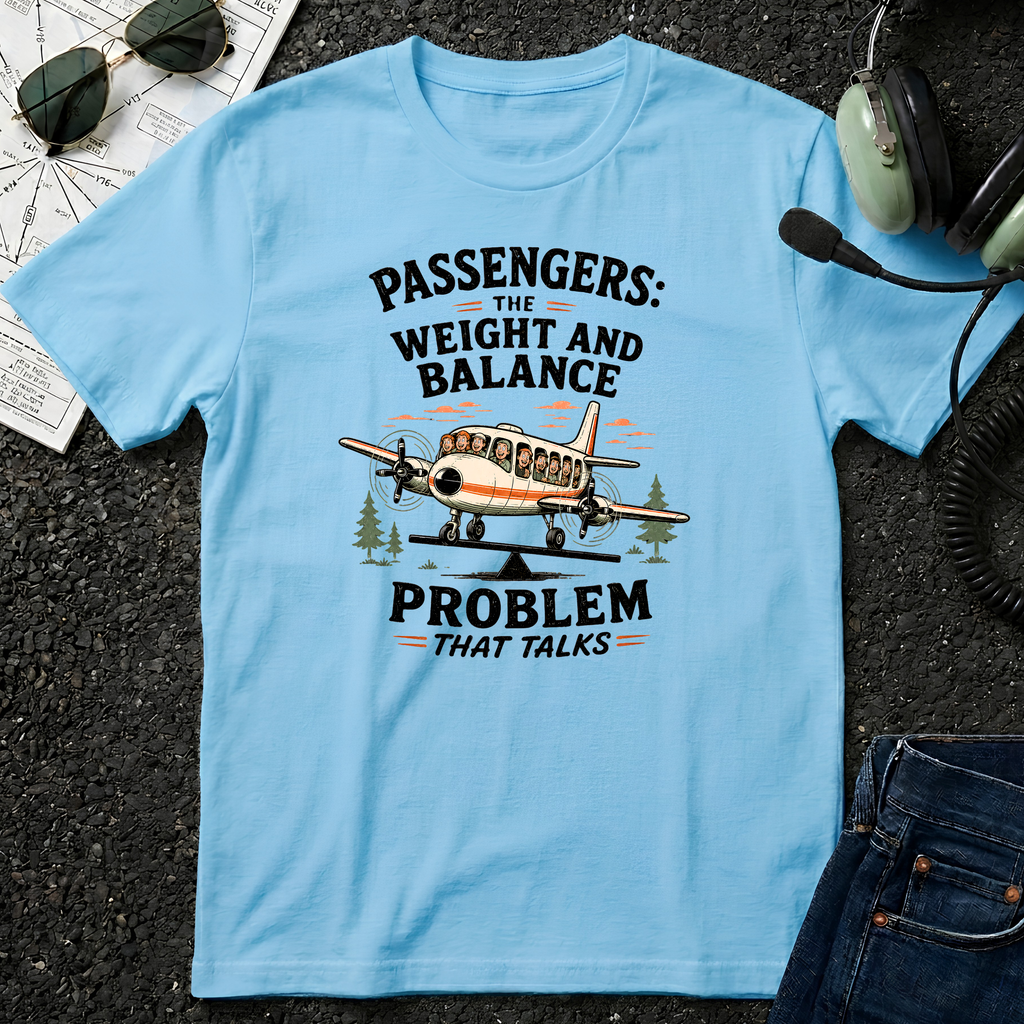 The Weight and Balance Problem T-shirt