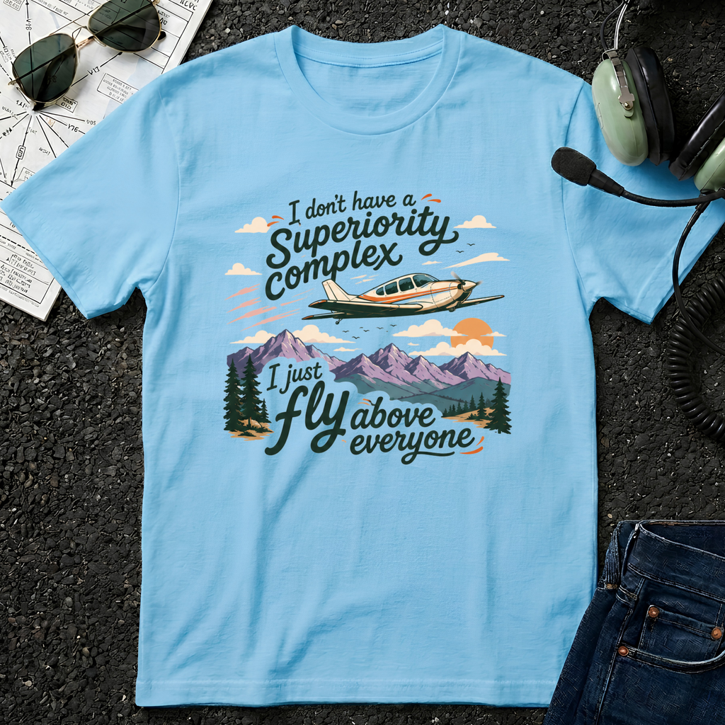 Fly above Single Engine T-Shirt