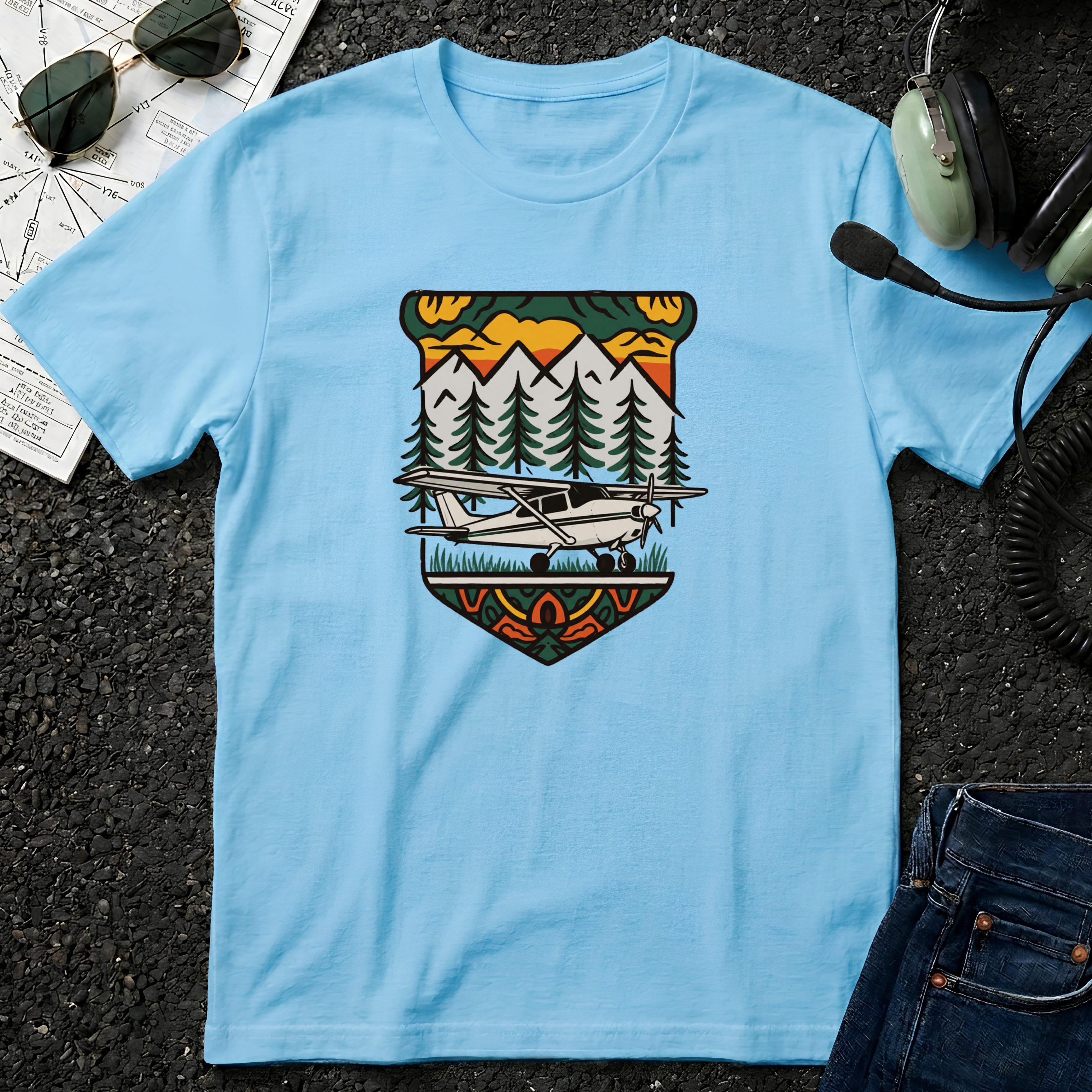 Mountain Airplane T-Shirt
