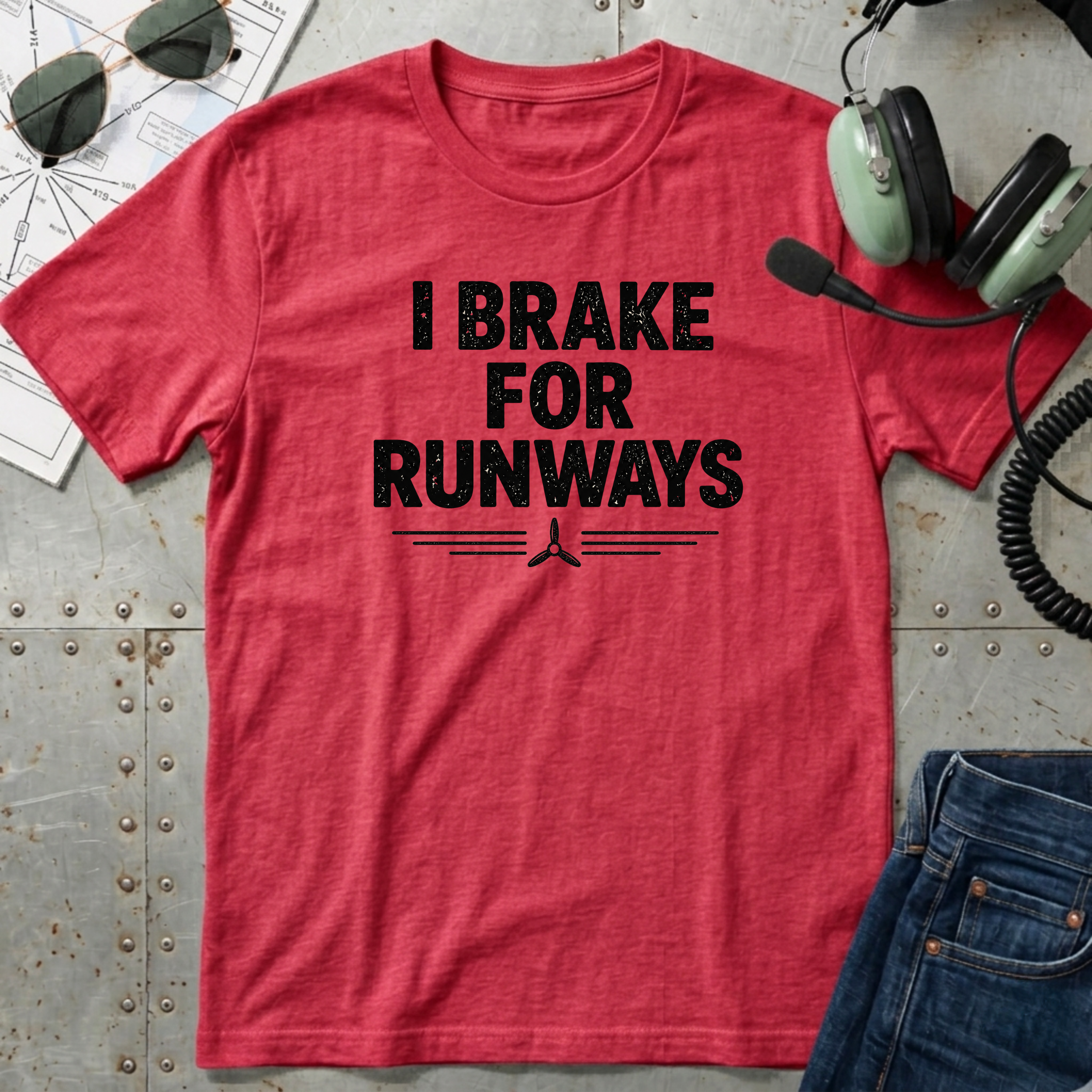 I Brake for Runways T-Shirt