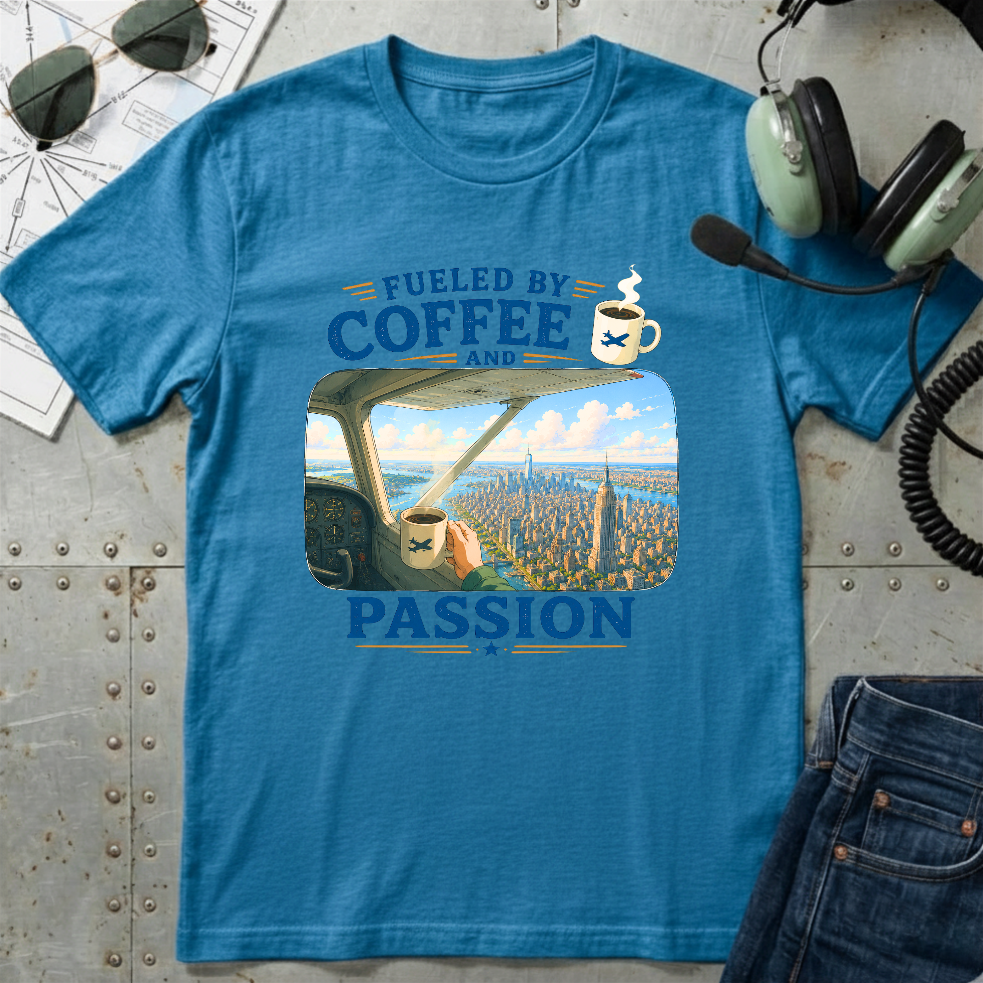 Fueled By Coffee and Passion II T-Shirt