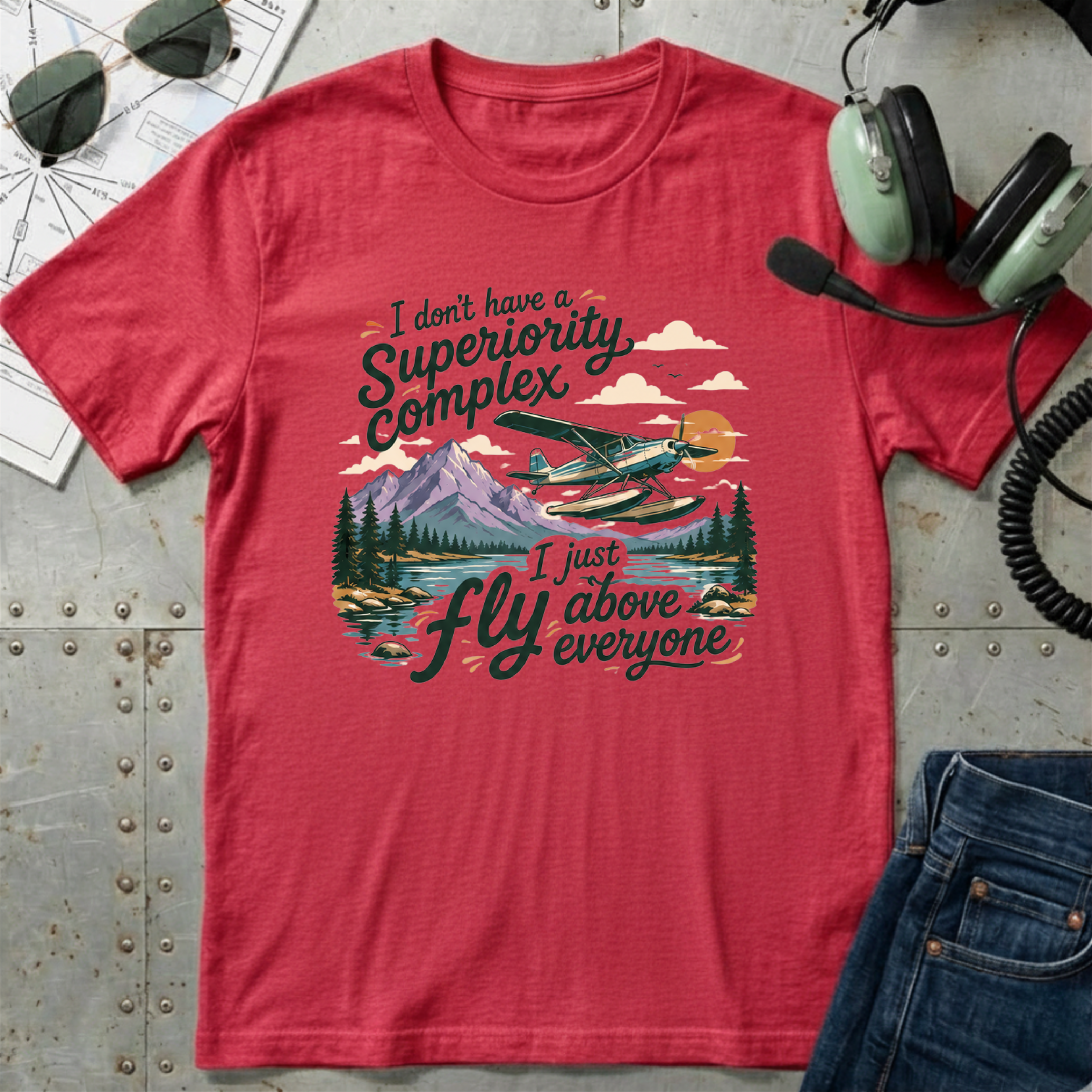 Fly Above Seaplane T-Shirt