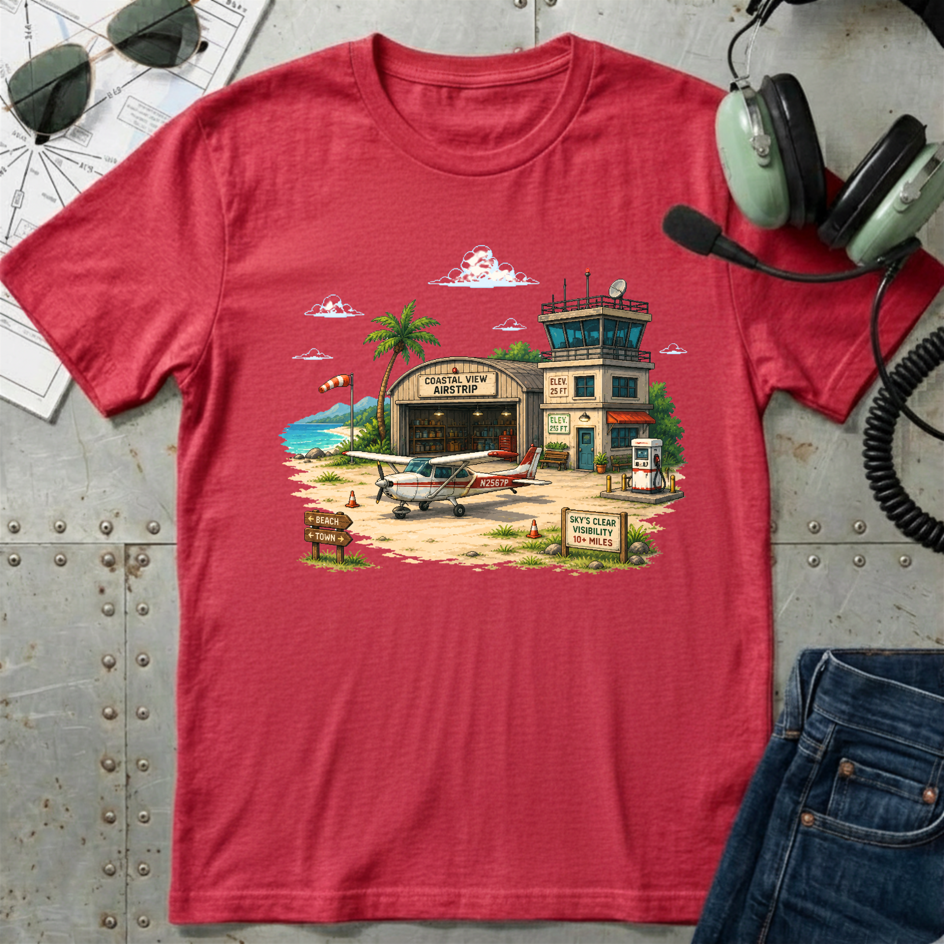 Beach Airport T-Shirt