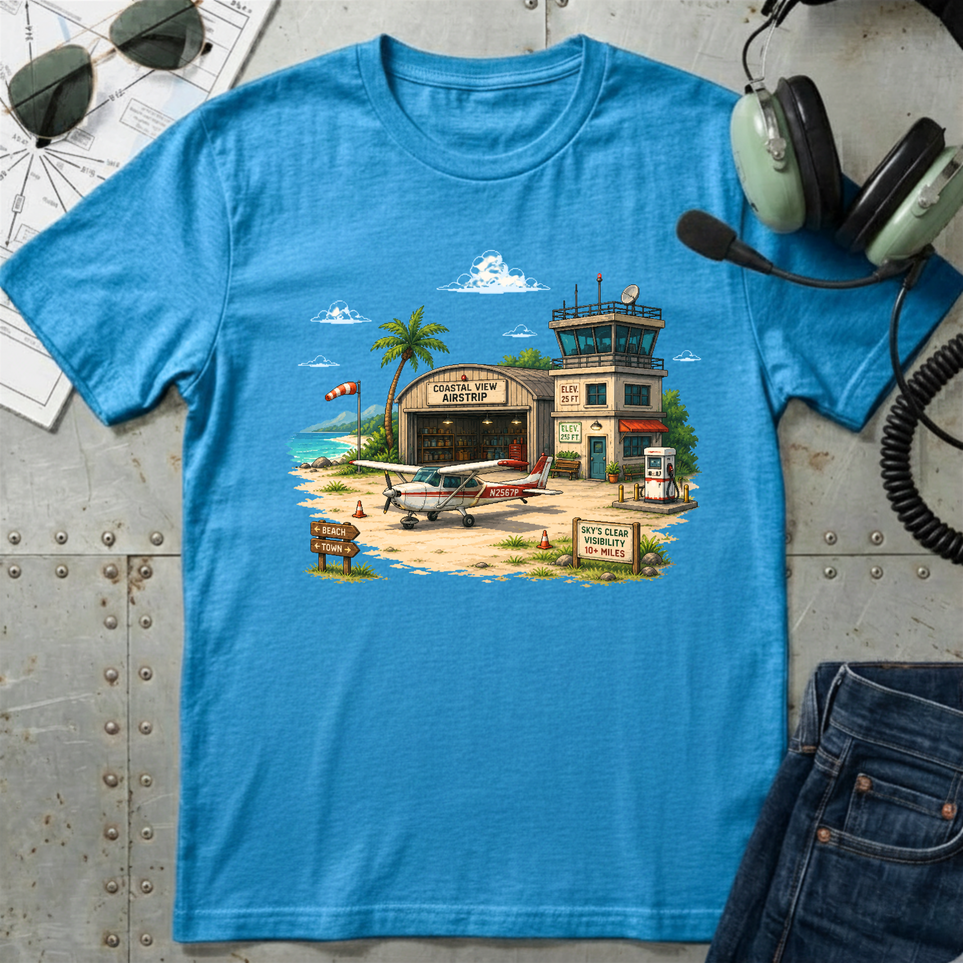 Beach Airport T-Shirt