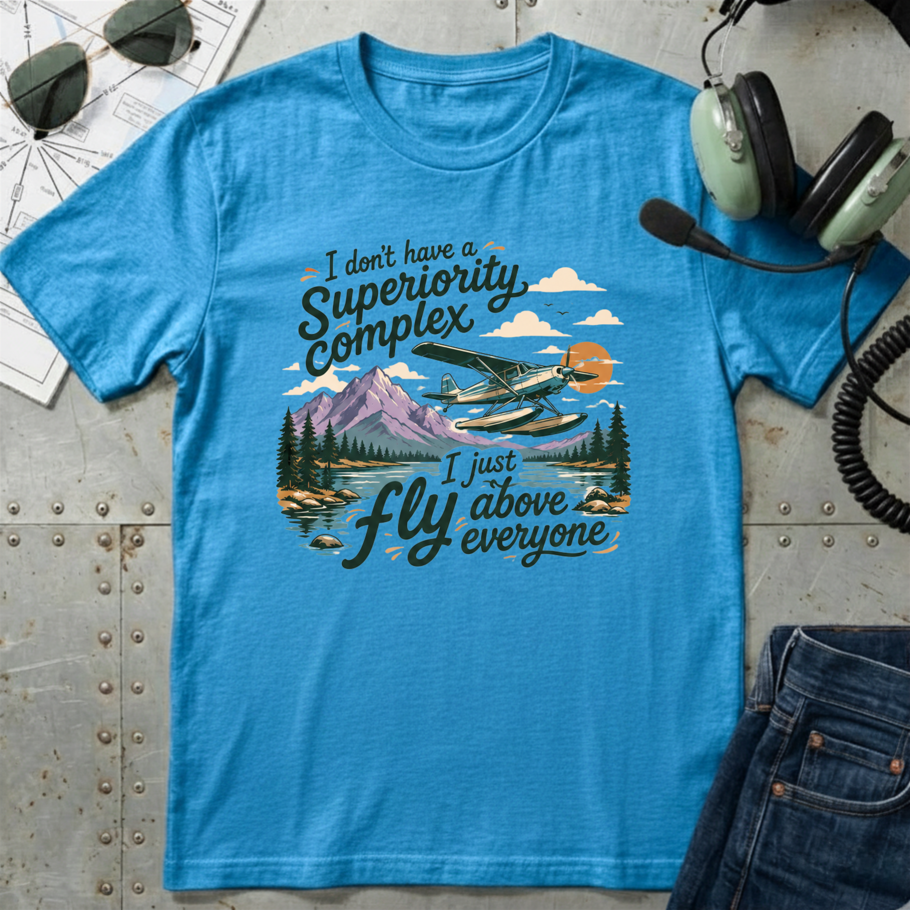 Fly Above Seaplane T-Shirt