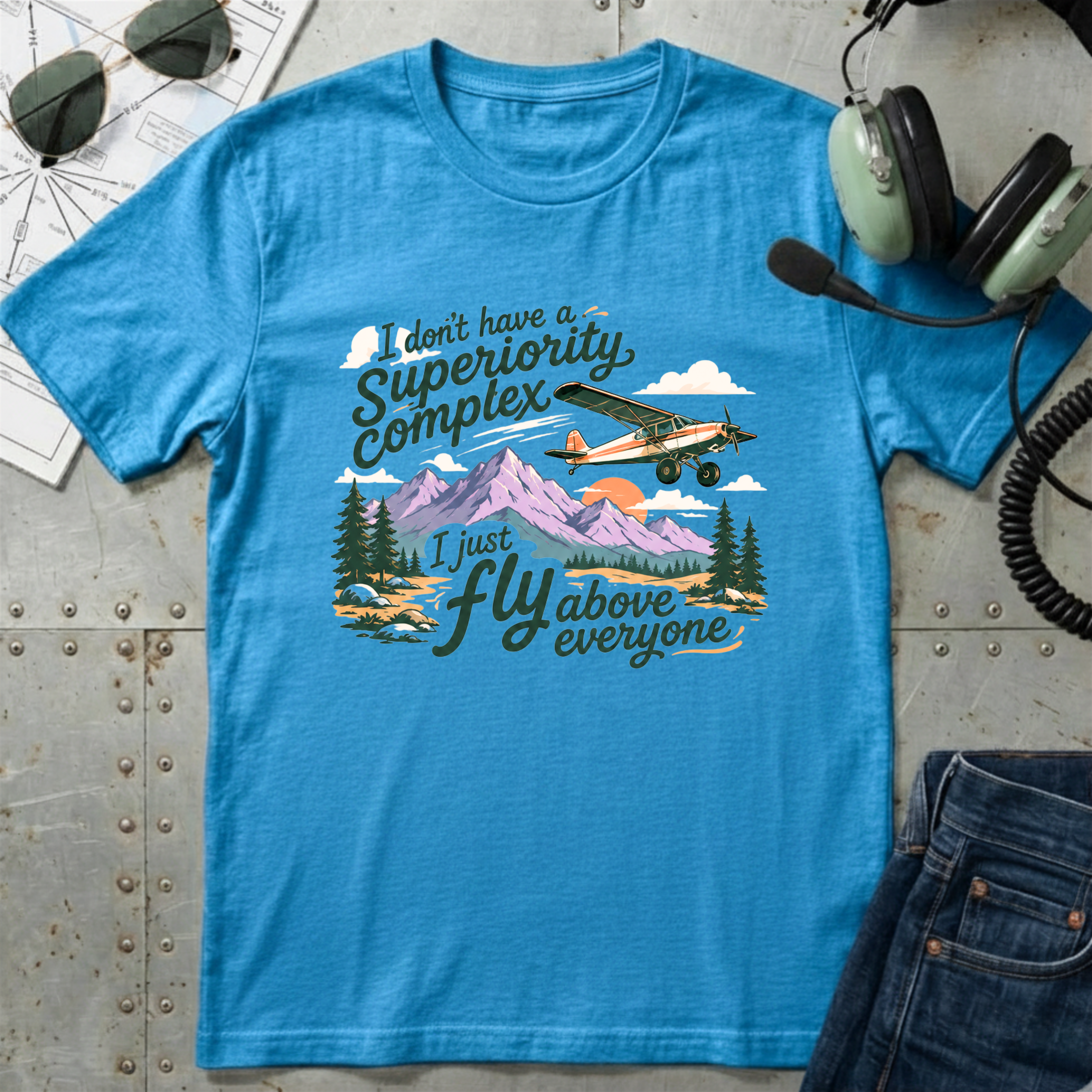 Fly Above Taildragger T-Shirt