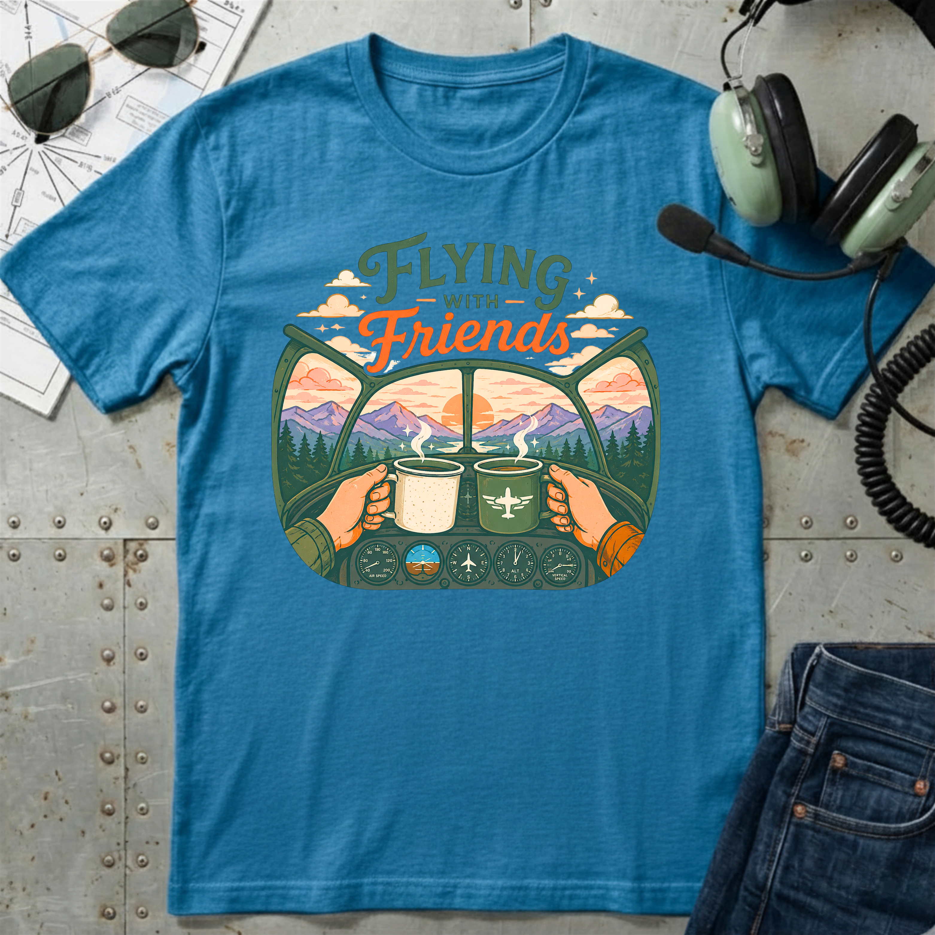 Flying With Friends T-Shirt