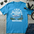 White Airplane Picnic T-Shirt