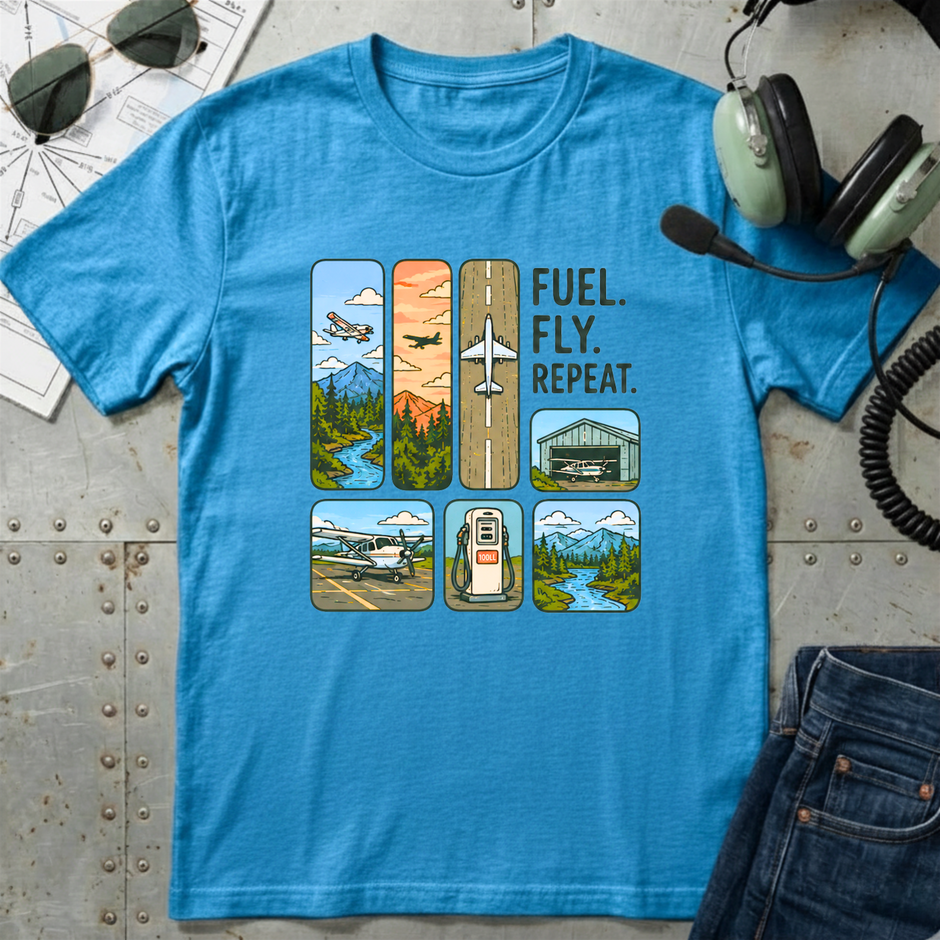 Fuel Fly Repeat Graphik T-Shirt