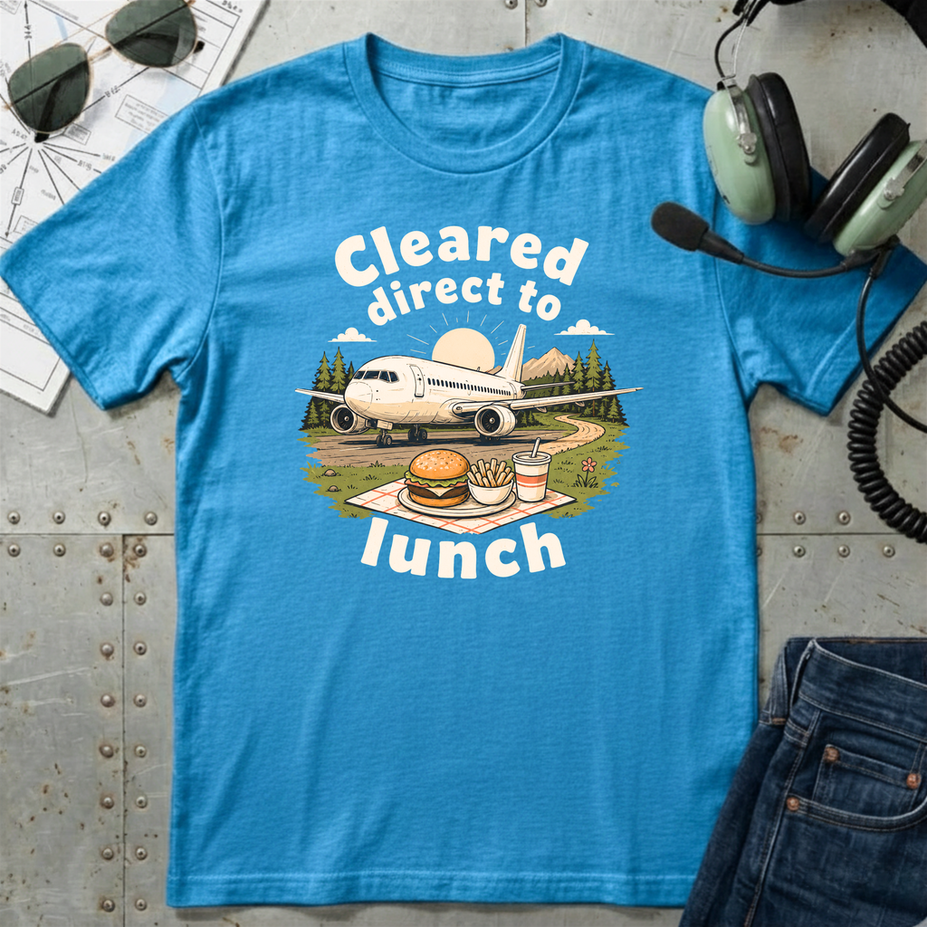 Cleared Direct to Lunch Graphic T-Shirt